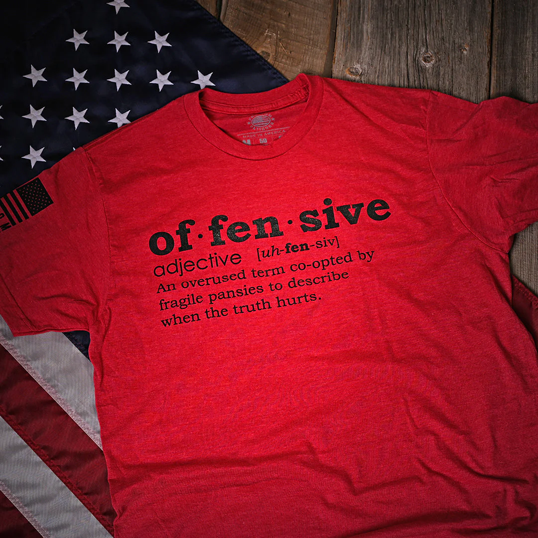 Men's Offensive Defined T-Shirt (Red) - Image 4