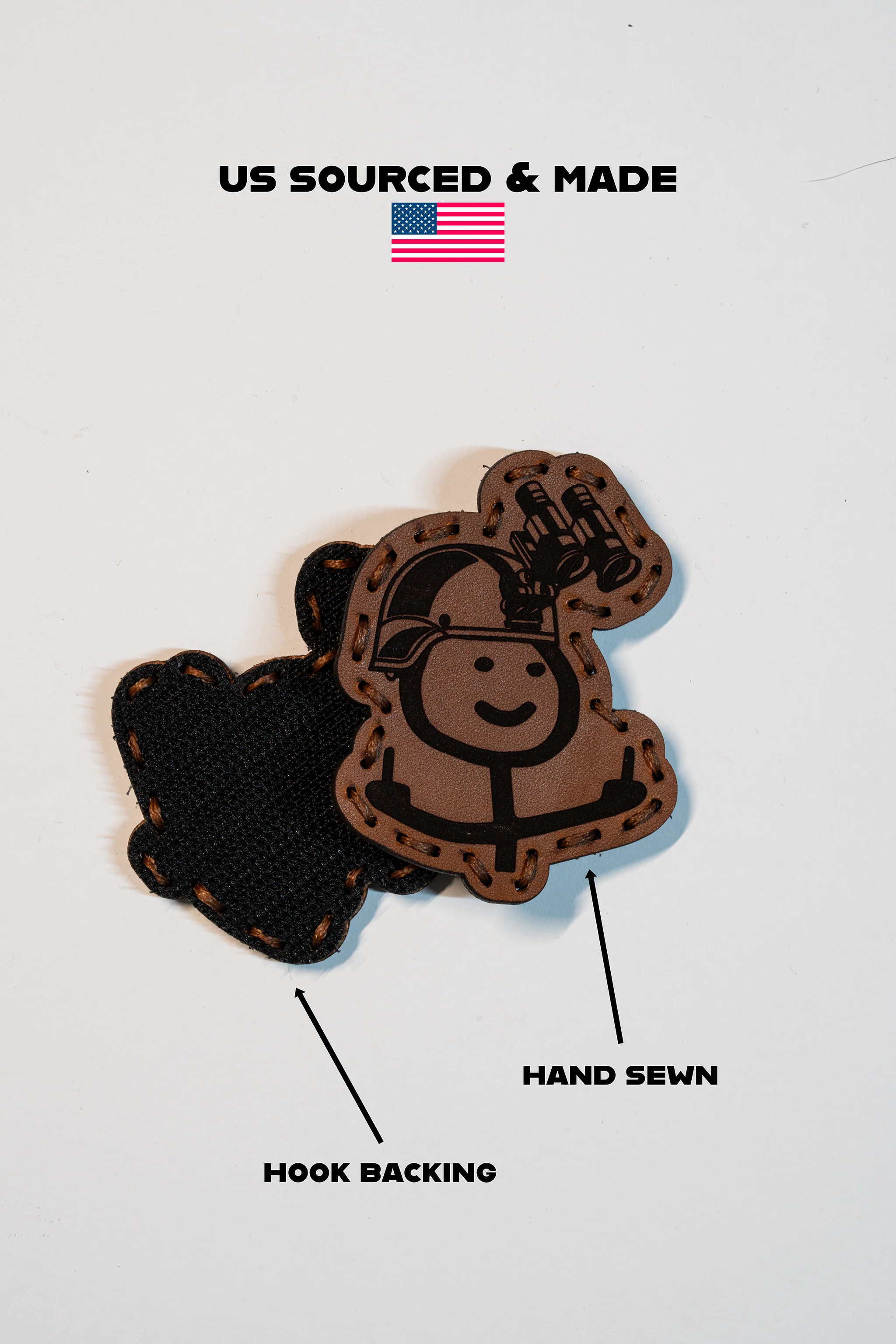 MR. NAUGHTY NODS LEATHER PATCH - Image 4