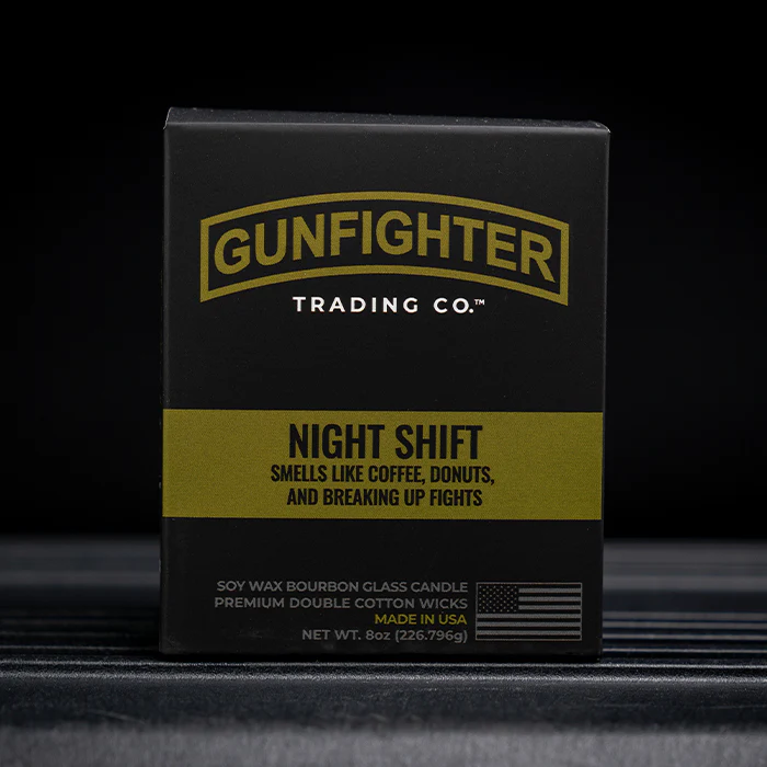 NIGHT SHIFT CANDLE (EMBOSSED HELMET W/ NODS) - Image 4