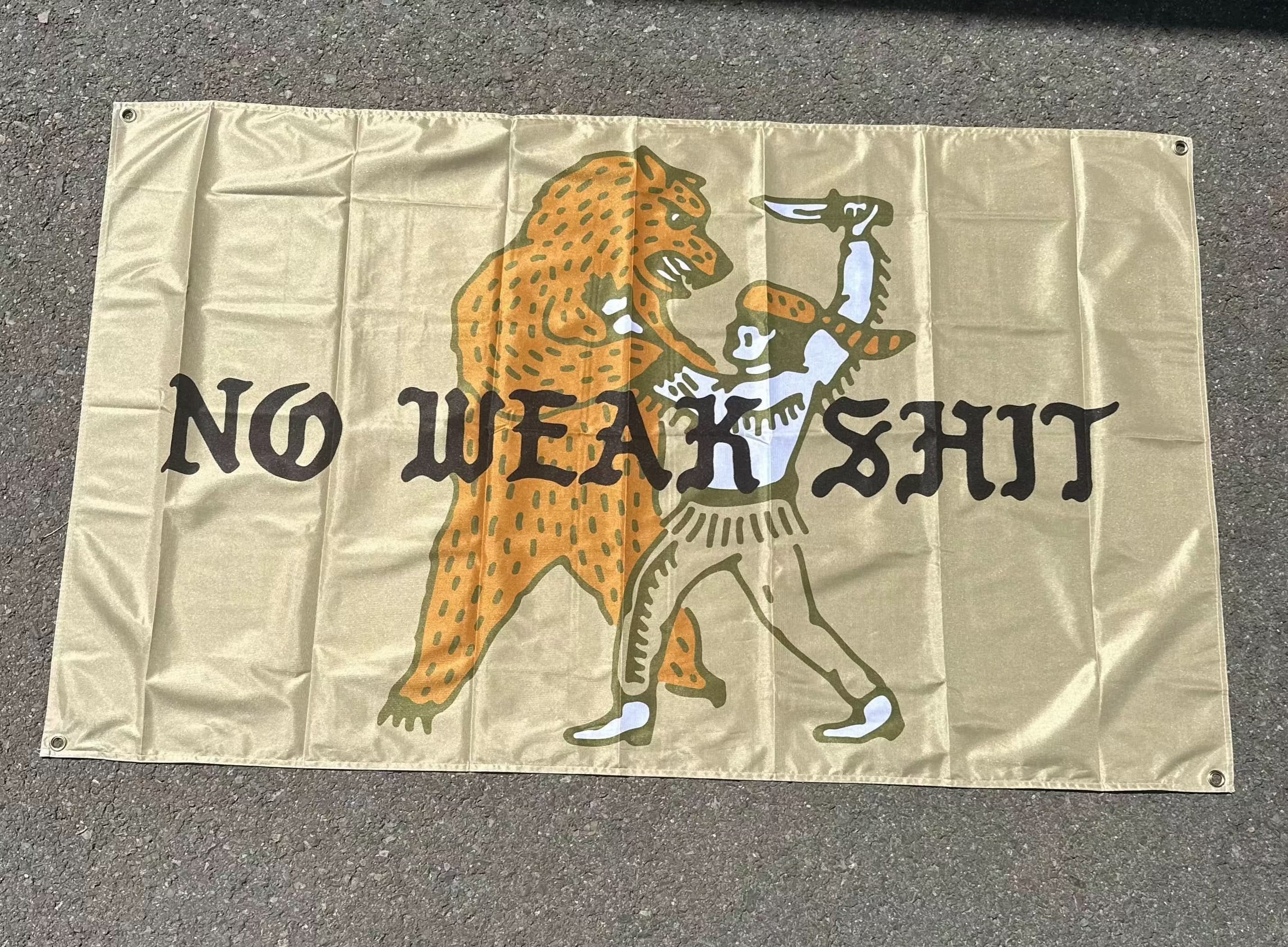 No Weak Shit Flag - Image 3