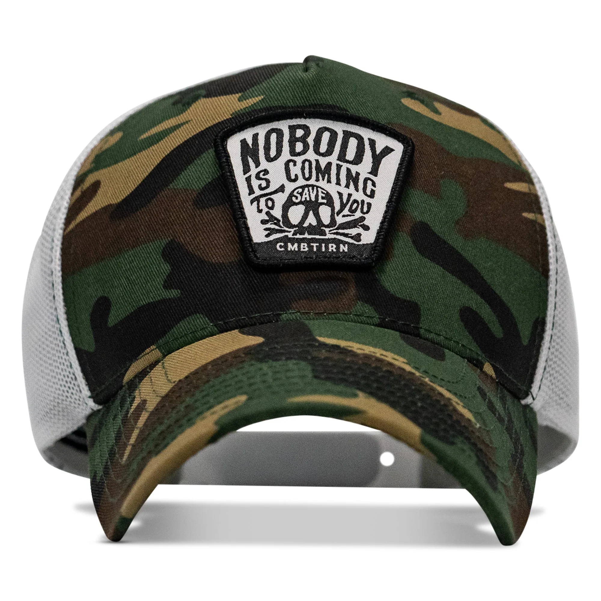 Nobody Is Coming To Save You Skull Patch Snapback Hat - Image 48