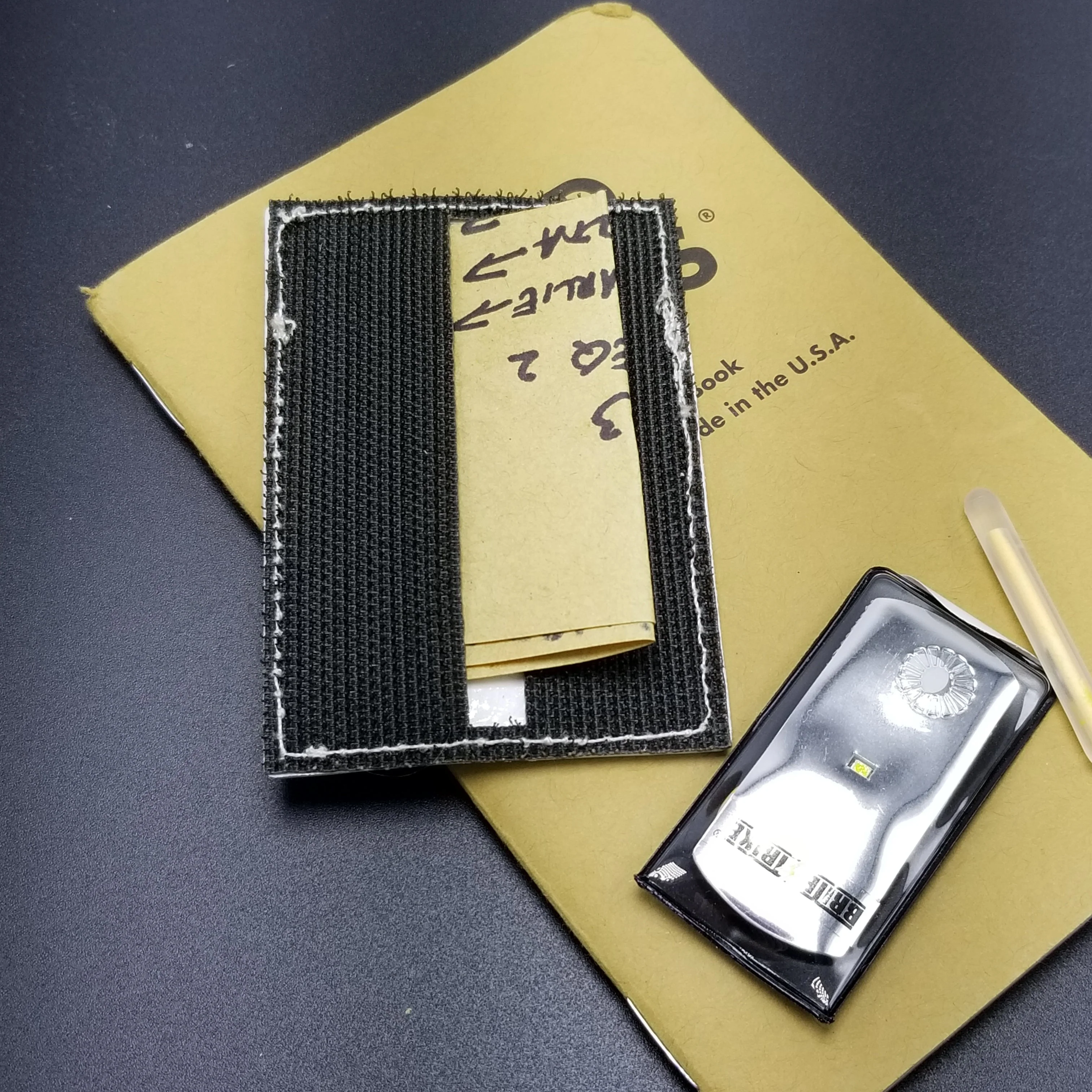 Note Patch Kit: Writable PVC surface for field notetaking with illuminated memo graph. - Image 14