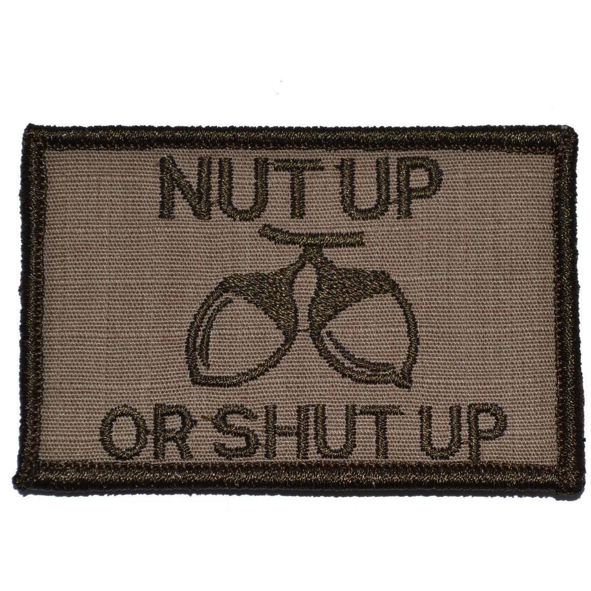 Nut Up or Shut Up - 2x3 Patch - Image 2