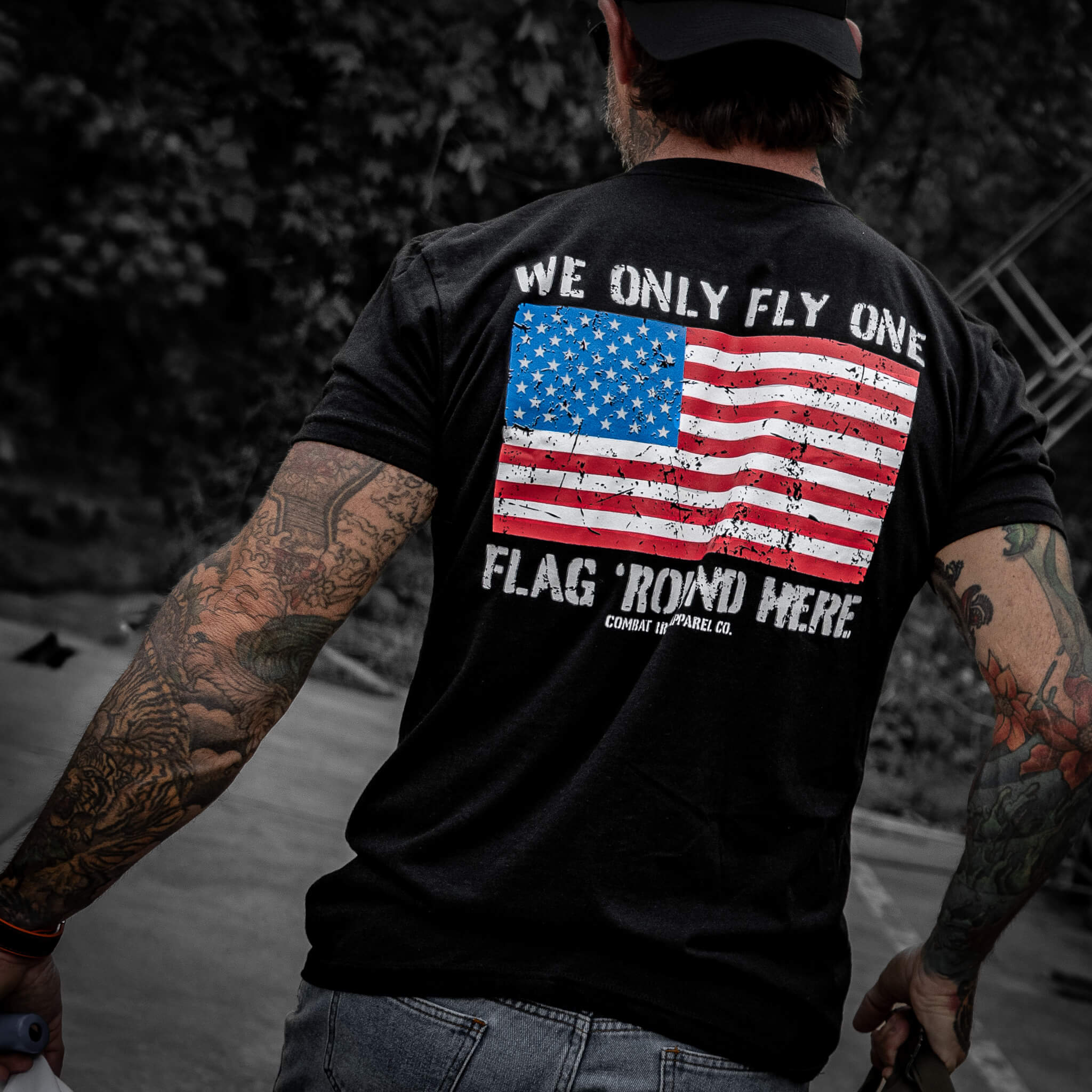 Only Flag We Fly 'Round Here Men's T-Shirt - Image 2