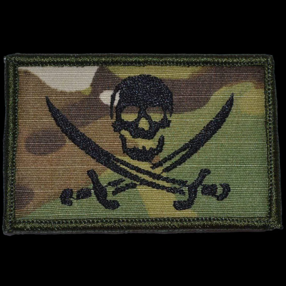 PIRATE JOLLY ROGER TACTICAL MORALE PATCH - Image 6