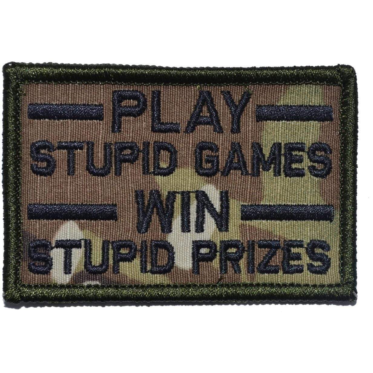 “PLAY STUPID GAMES WIN STUPID PRIZES" TACTICAL MORALE PATCH - Image 6