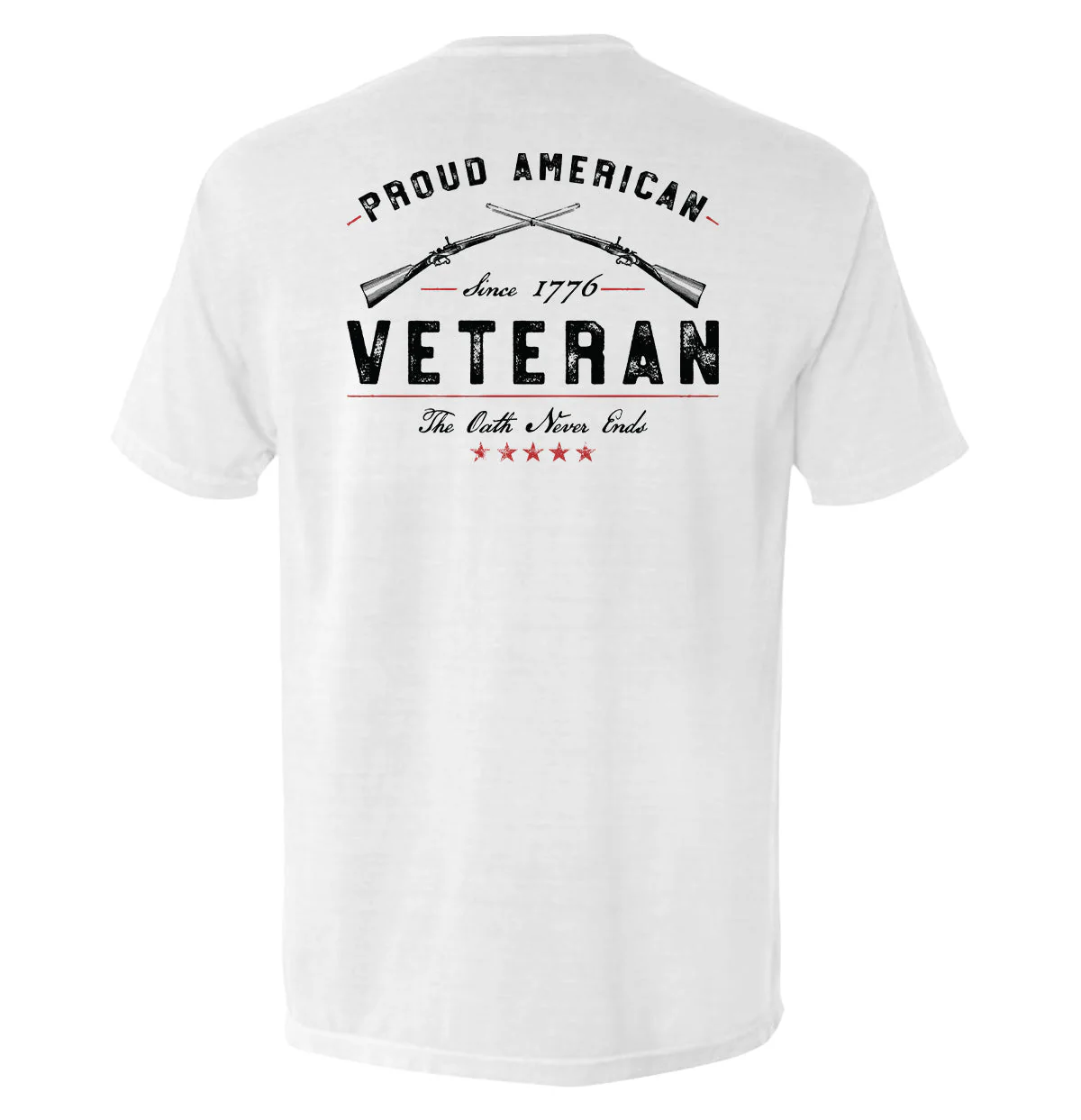 Proud American Veteran The Oath Never Ends - Image 10