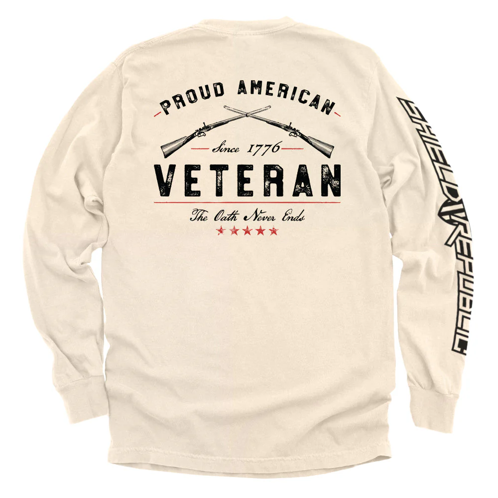 Proud American Veteran The Oath Never Ends - Image 11