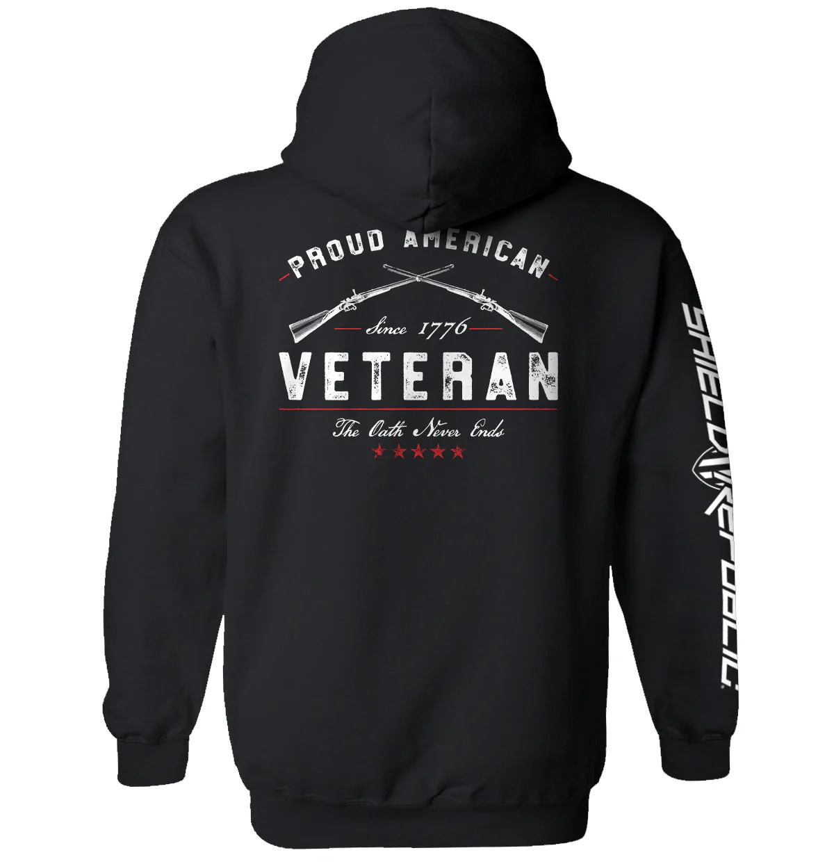 Proud American Veteran The Oath Never Ends - Image 4