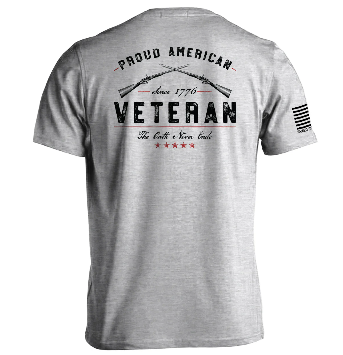 Proud American Veteran The Oath Never Ends - Image 5