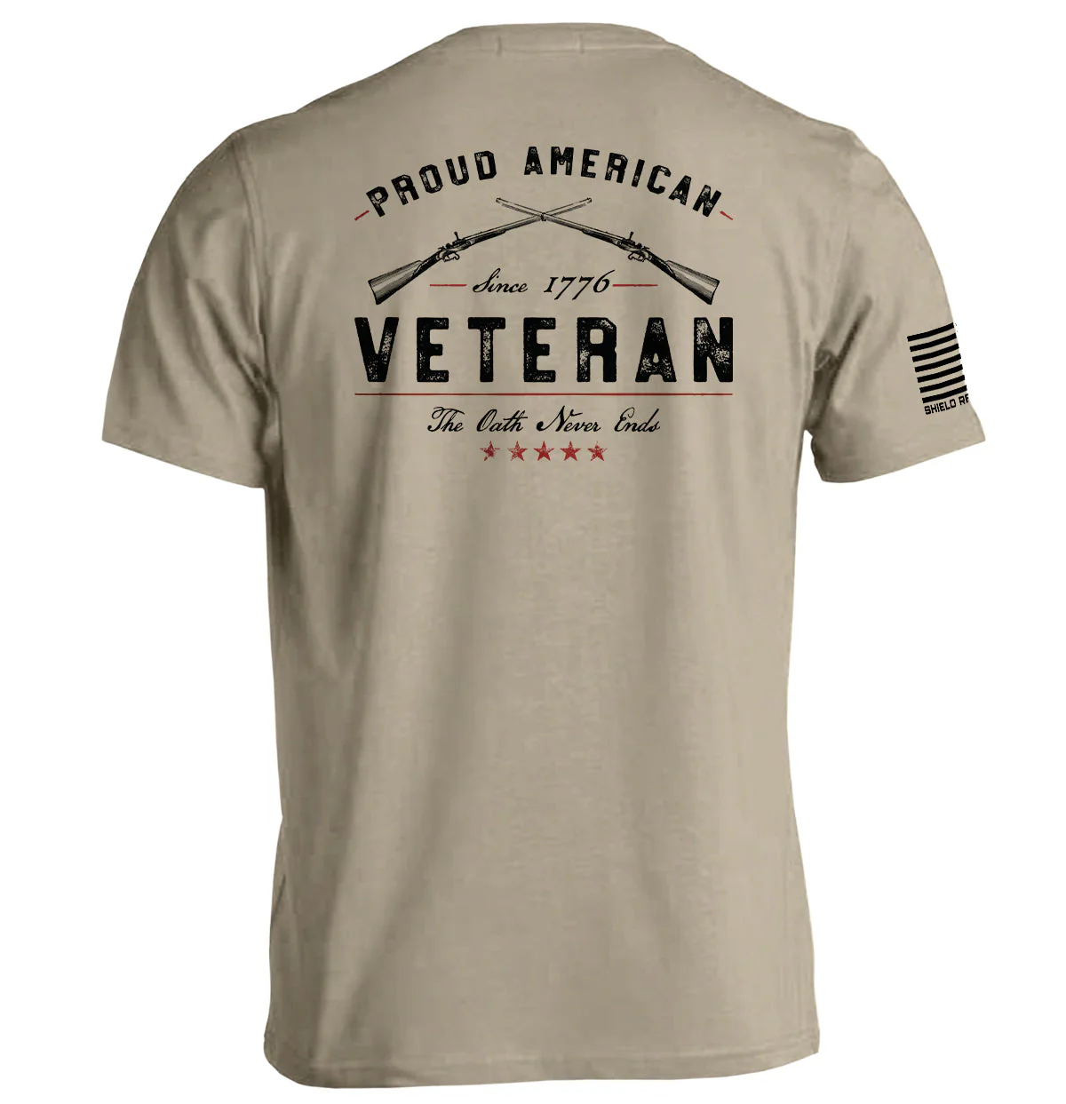 Proud American Veteran The Oath Never Ends - Image 6