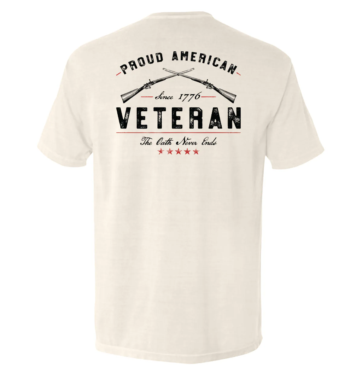Proud American Veteran The Oath Never Ends - Image 9