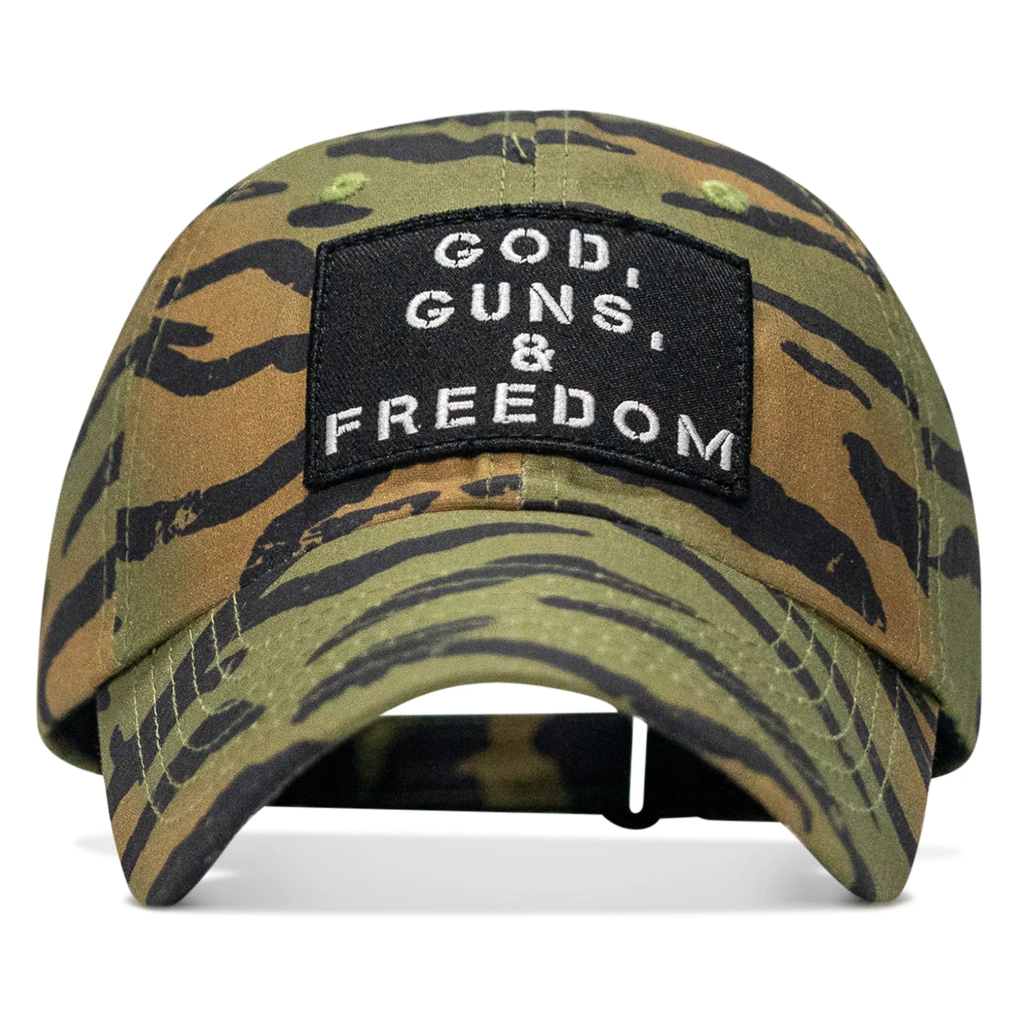 Ripstop God, Guns and Freedom Lifestyle Patch Low Profile Hat - Image 12