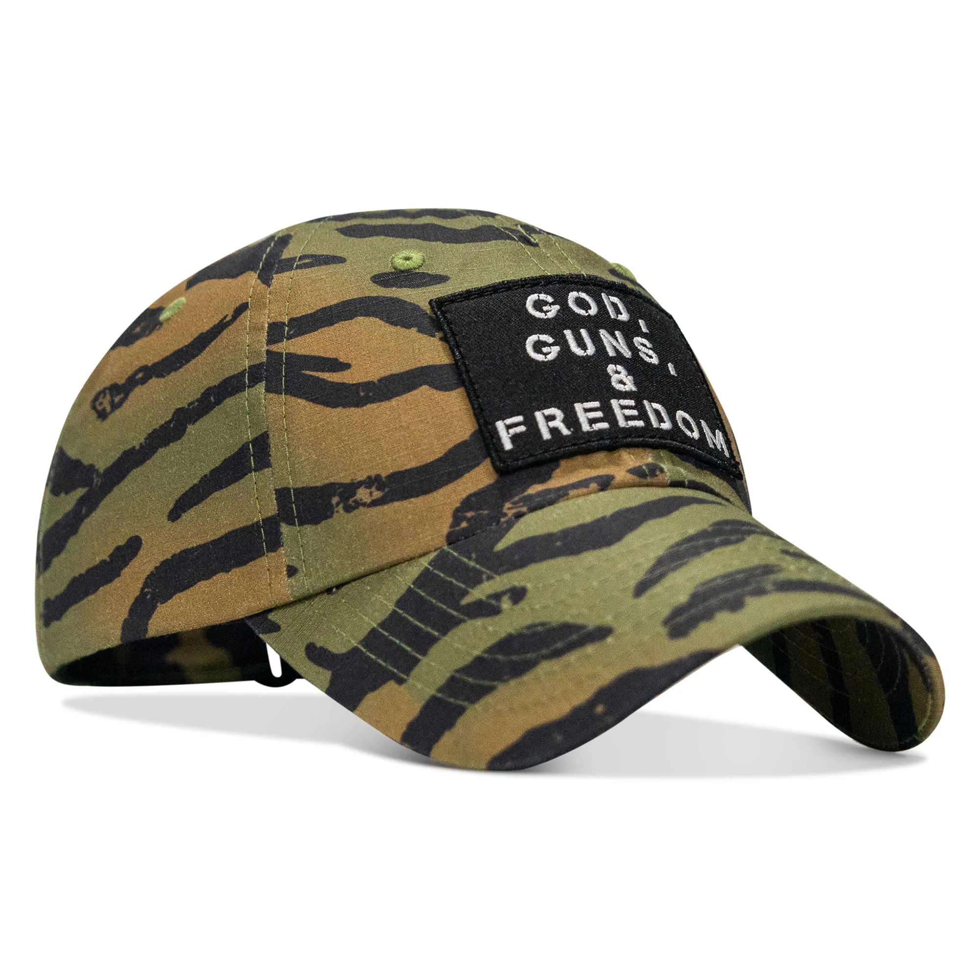 Ripstop God, Guns and Freedom Lifestyle Patch Low Profile Hat - Image 15