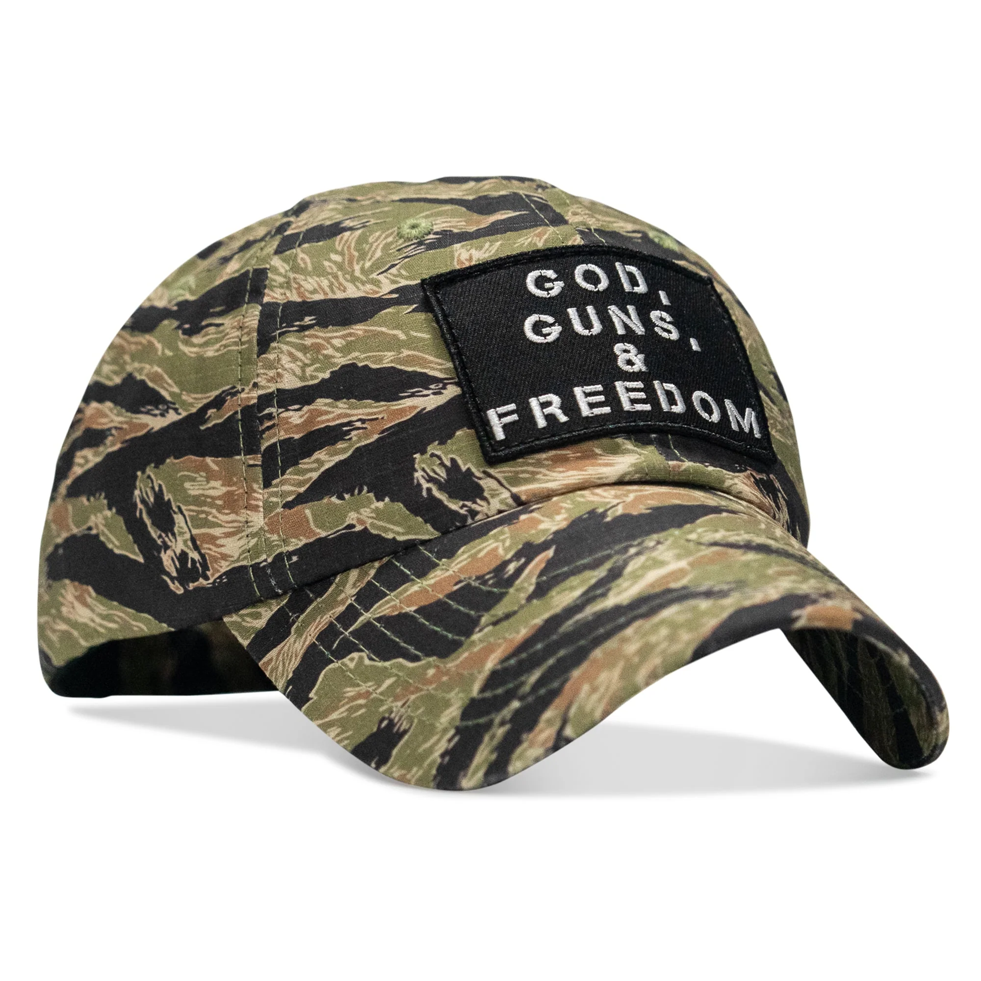 Ripstop God, Guns and Freedom Lifestyle Patch Low Profile Hat - Image 3