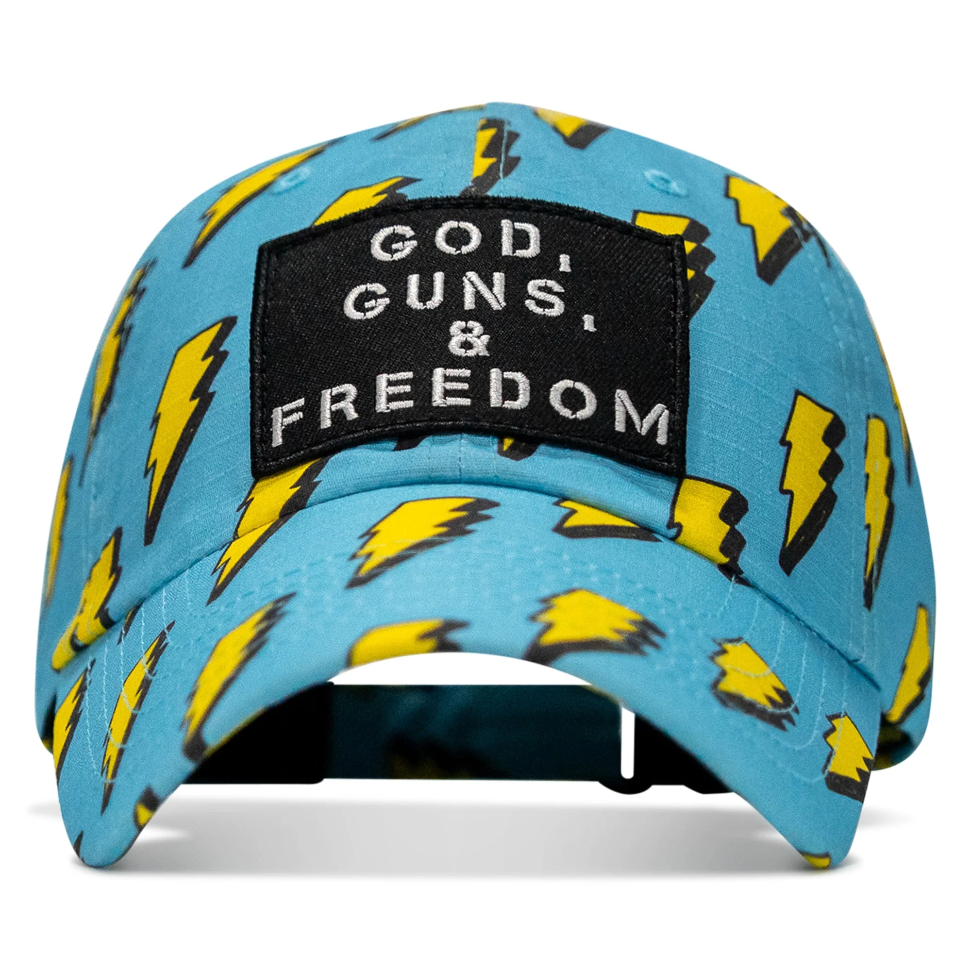 Ripstop God, Guns and Freedom Lifestyle Patch Low Profile Hat - Image 7