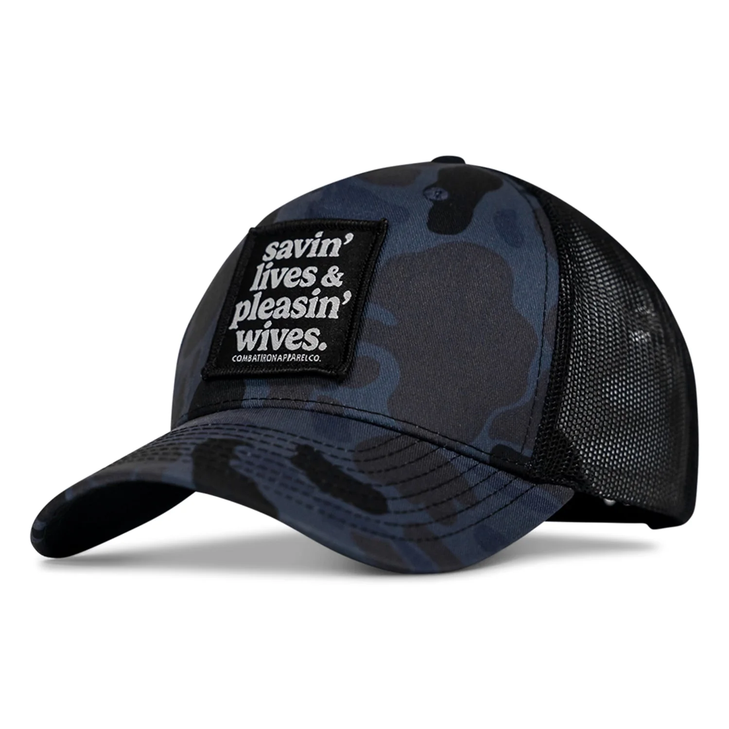 SAVIN' LIVES & PLEASIN' WIVES Patch SnapBack Hat - Image 16