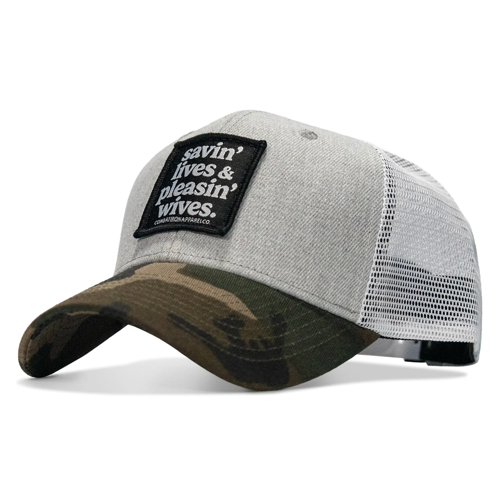 SAVIN' LIVES & PLEASIN' WIVES Patch SnapBack Hat - Image 32