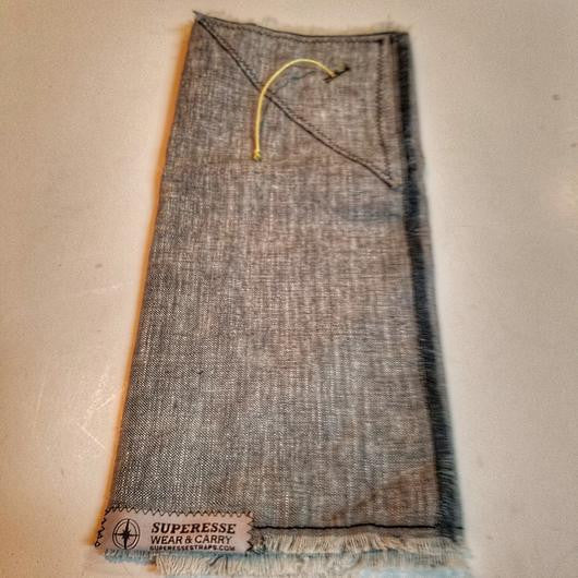Saw Shemagh: Firestarter sewn button, built-in Kevlar Utility Saw, Fire Tinder border. - Image 10