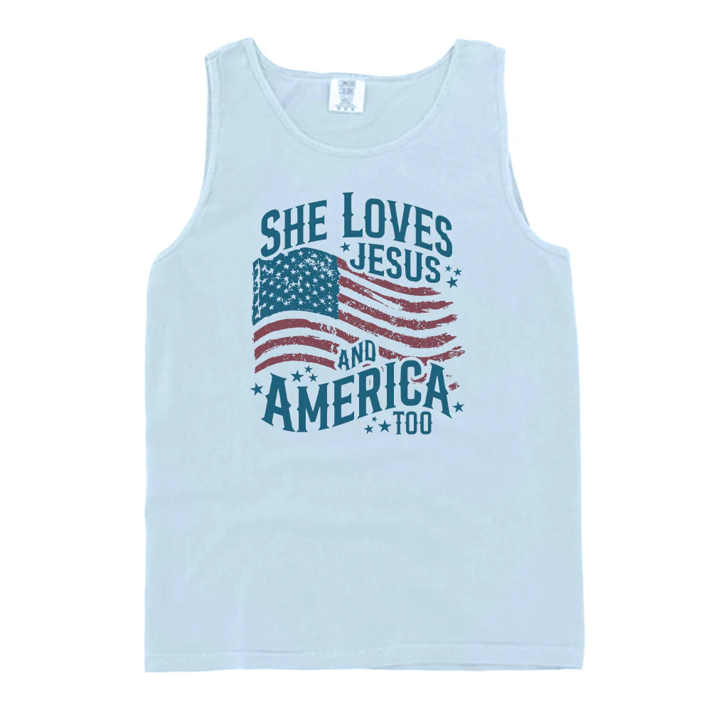 She Loves Jesus And America Too (Front) - Image 4