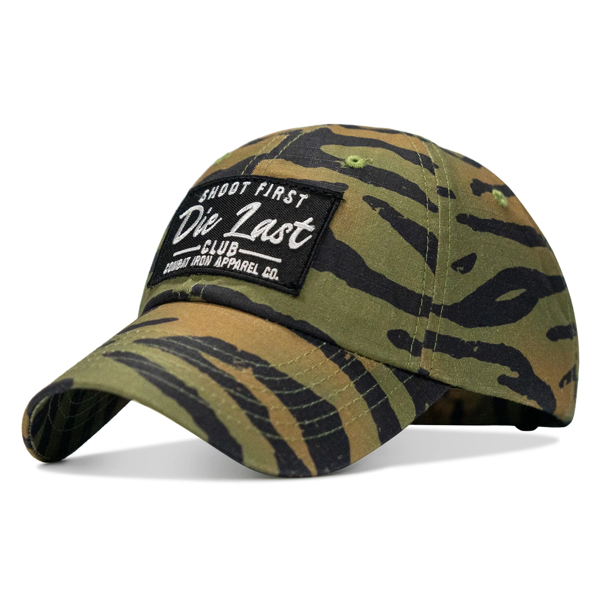 Shoot First. Die Last. Club Patch Low Profile Ripstop Flex Hat - Image 20