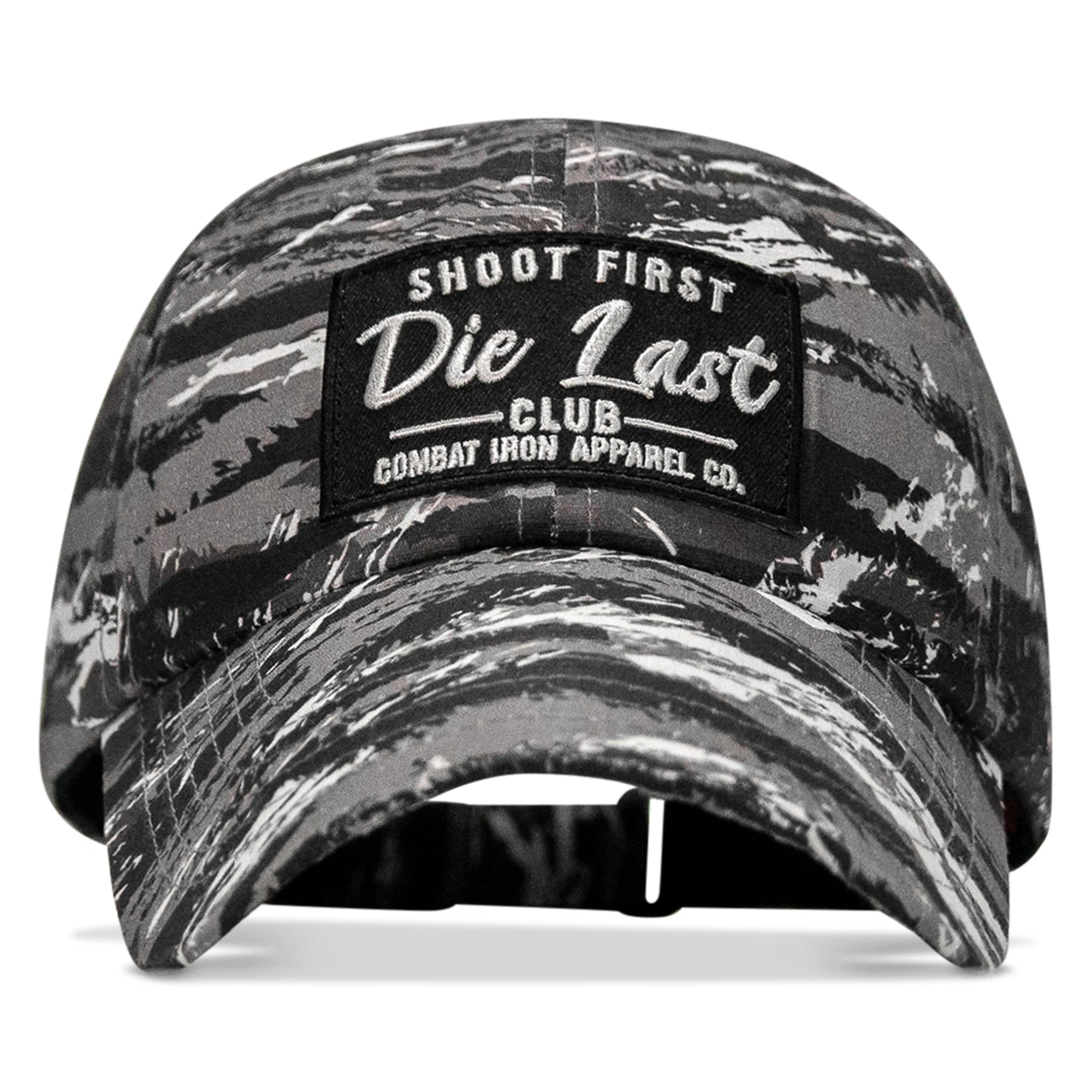 Shoot First. Die Last. Club Patch Low Profile Ripstop Flex Hat - Image 4