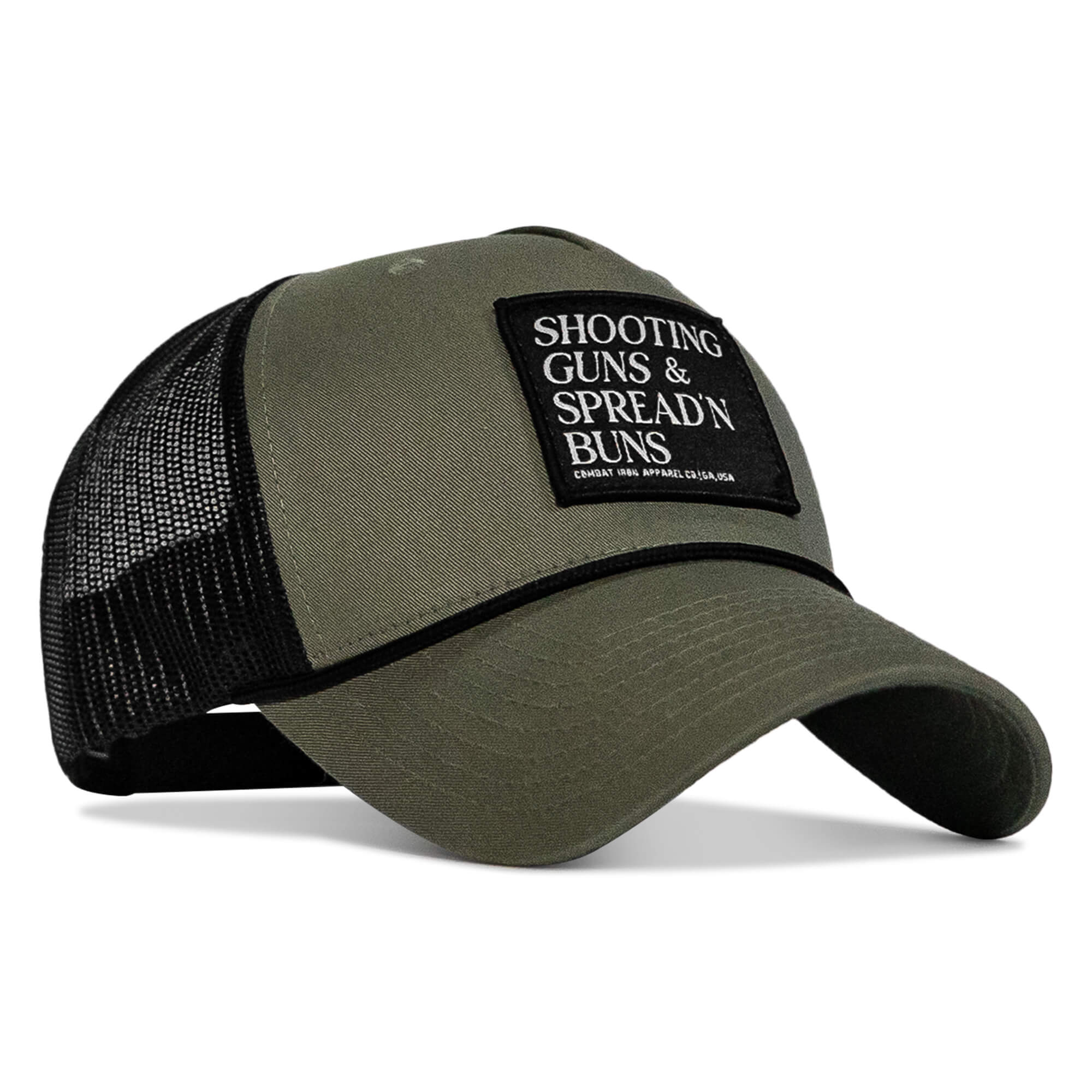 Shooting Guns & Spread'n Buns Patch Rope Snapback Hat - Image 6