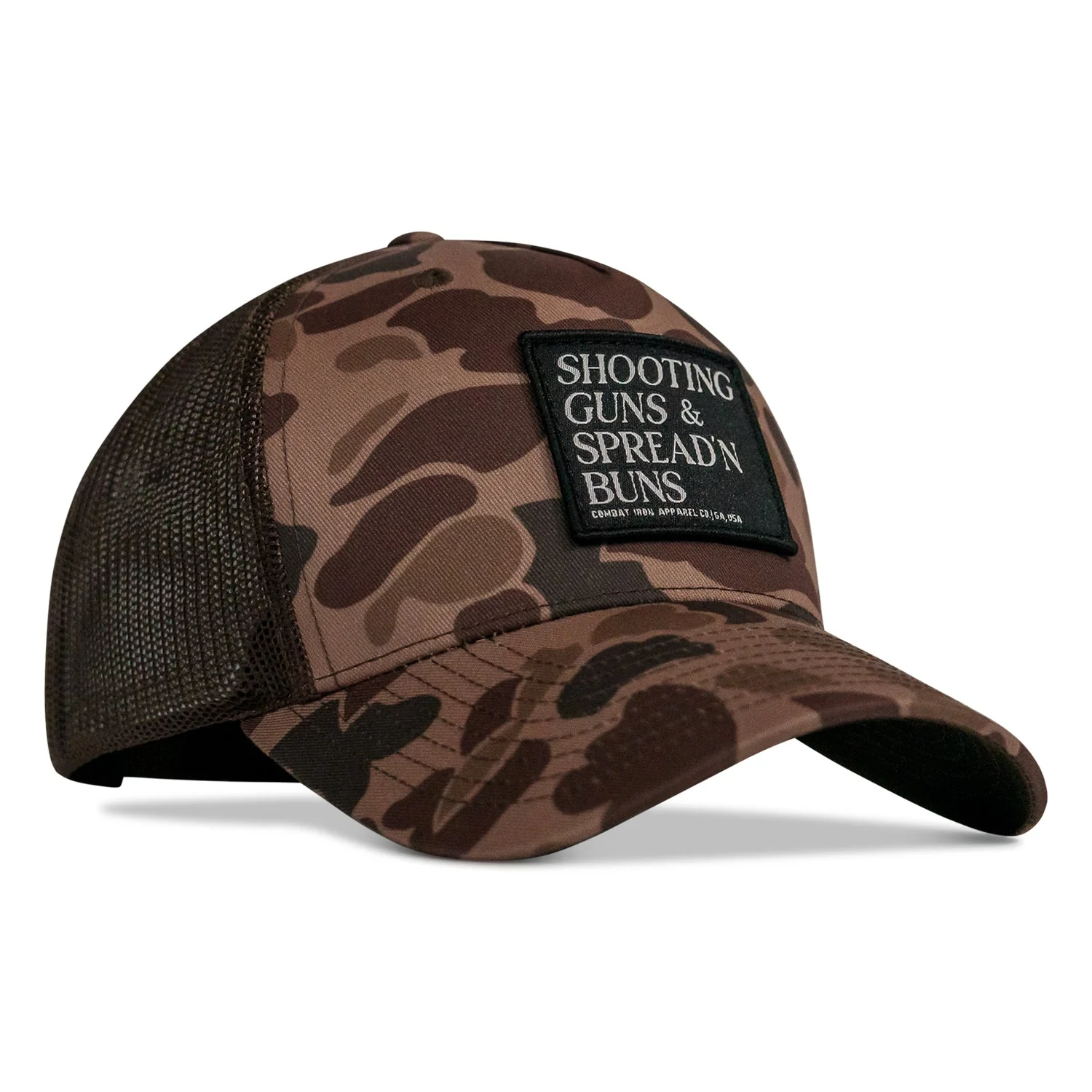 Shooting Guns & Spread'n Buns Patch Snapback Hat - Image 7