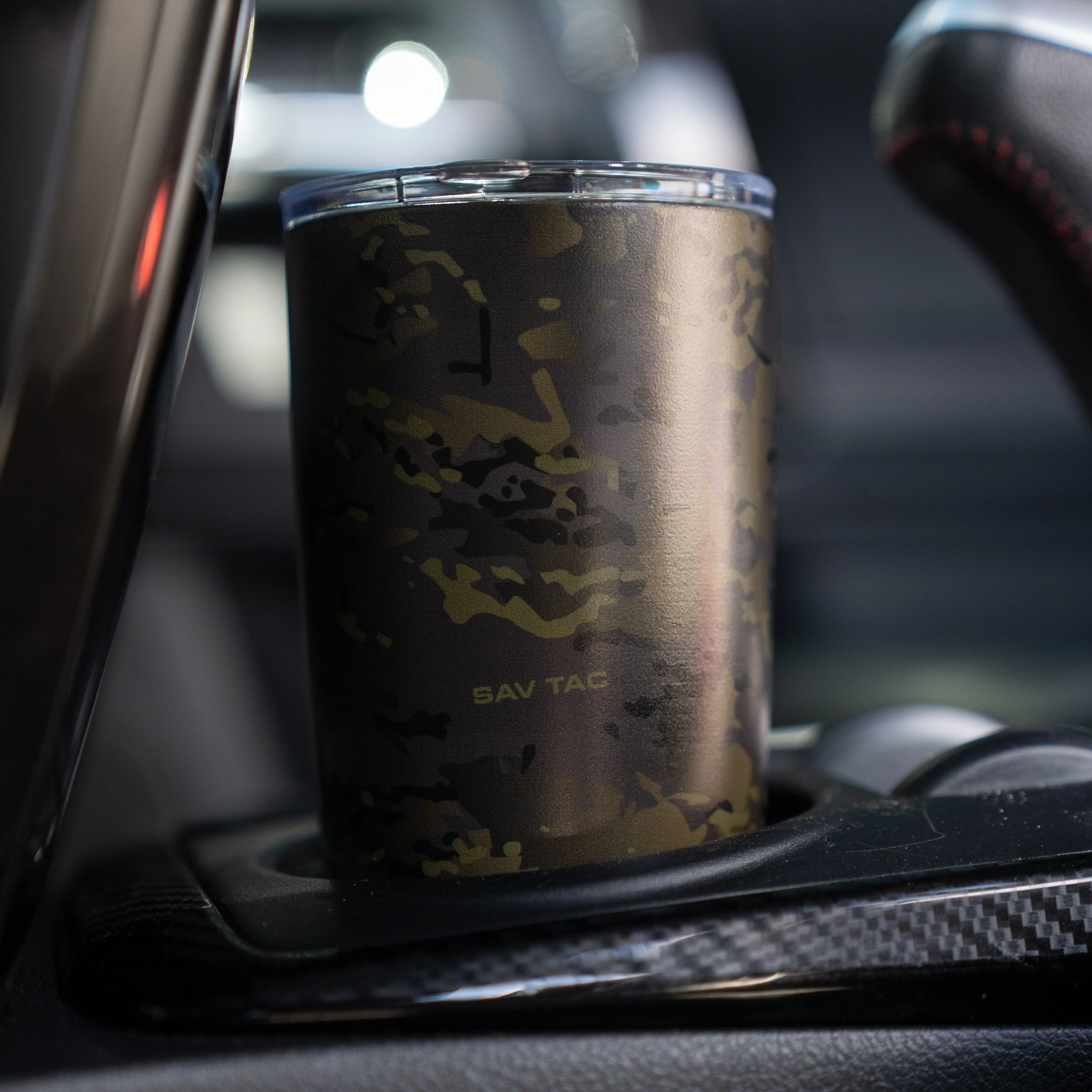 STMC Black Camo 20 oz Tumbler - Image 3
