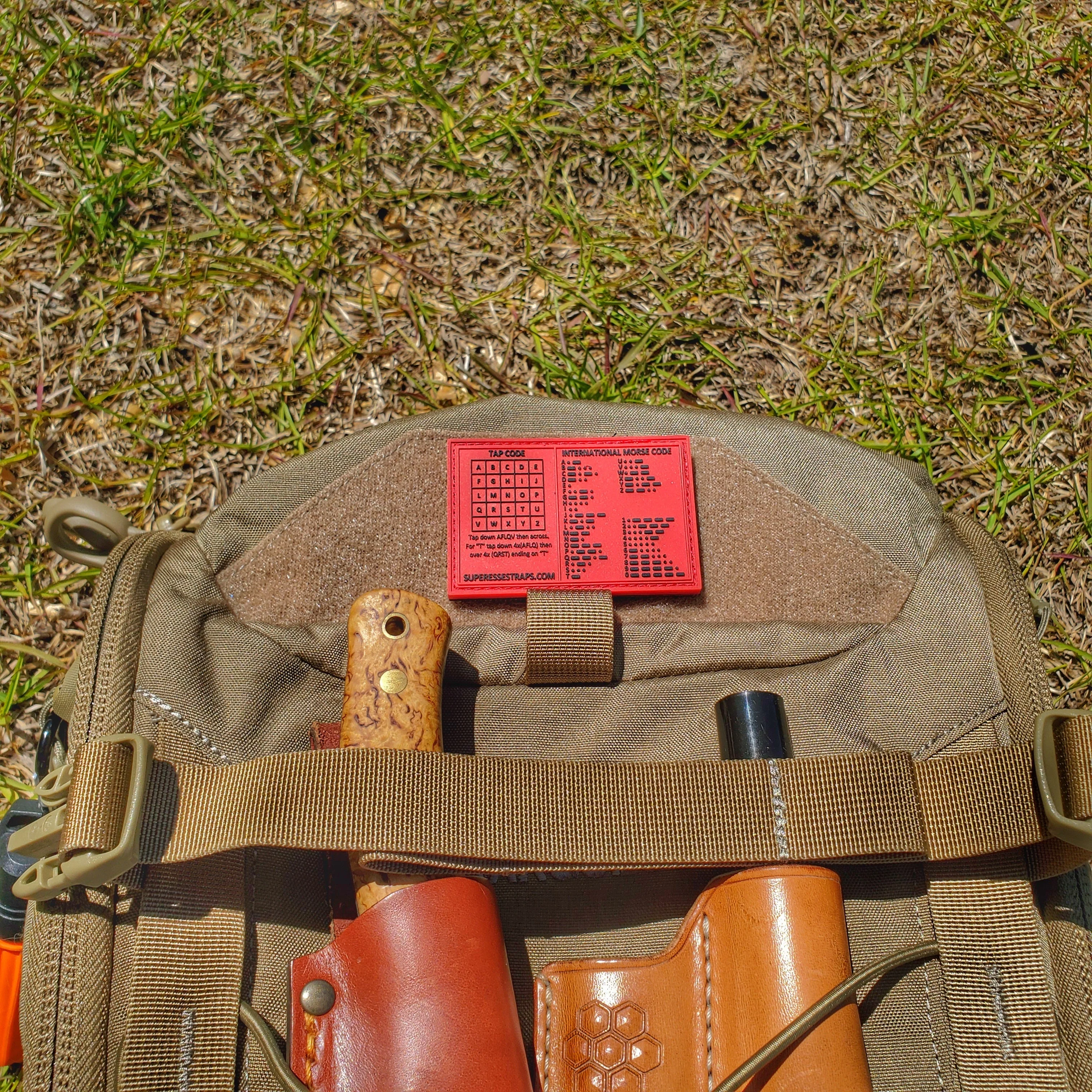 Storage Pocket Patch: Morse and Tap Code - Image 11