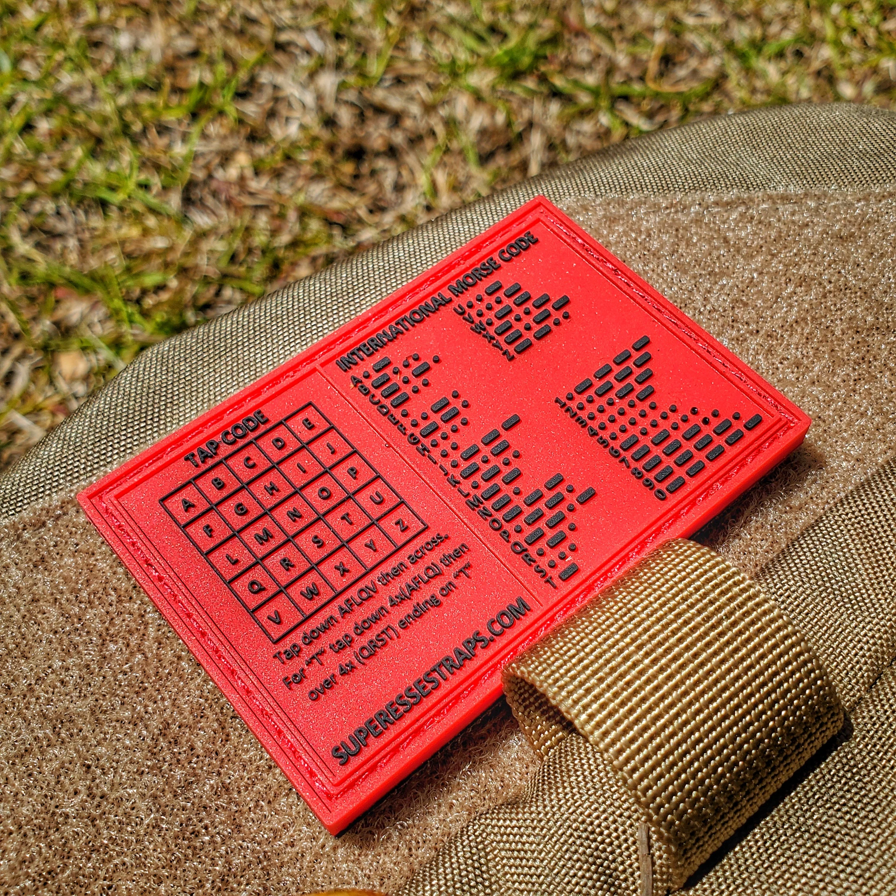 Storage Pocket Patch: Morse and Tap Code - Image 8