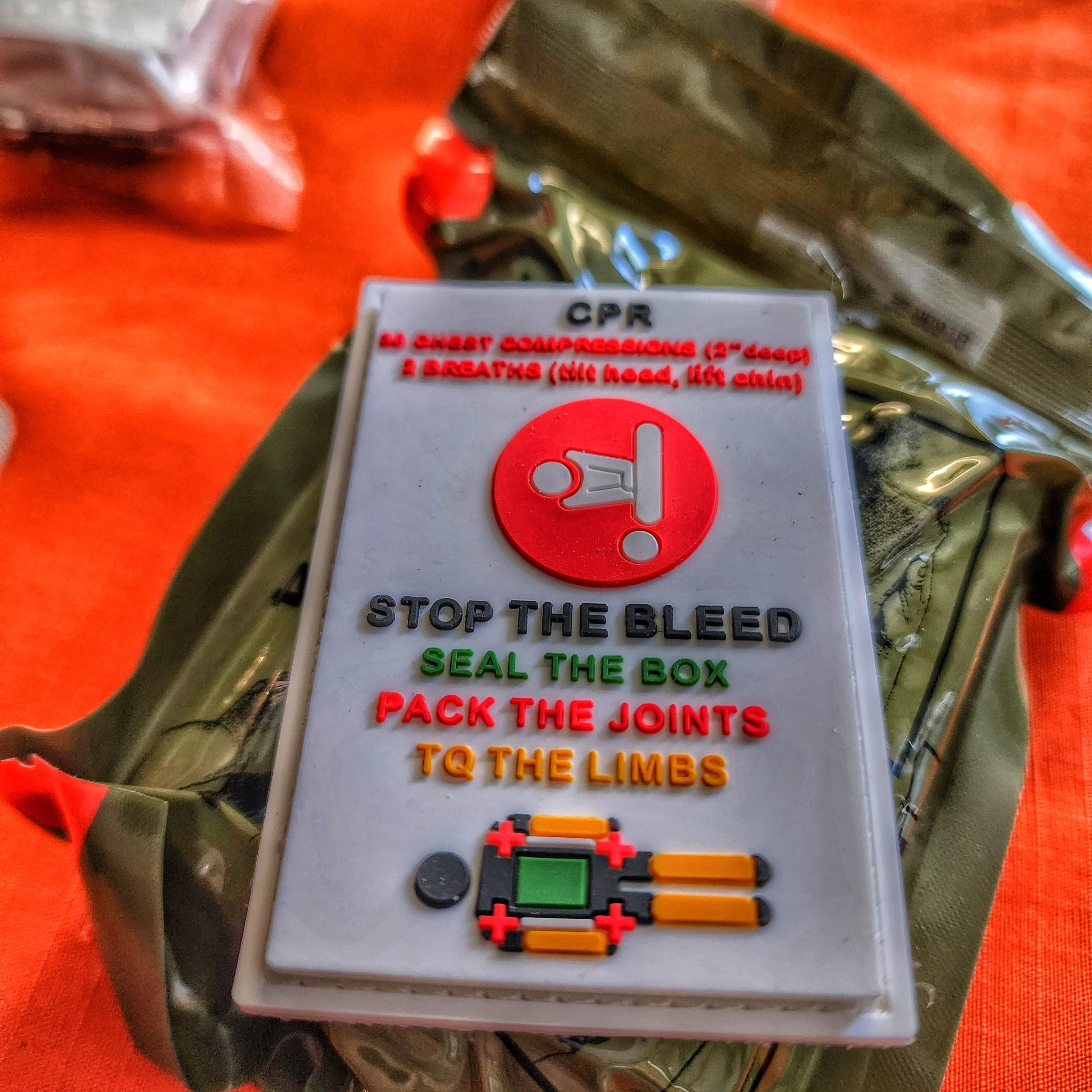 Storage Pocket Patch: "Stop Bleed" and "CPR" Quick Reference - Image 7