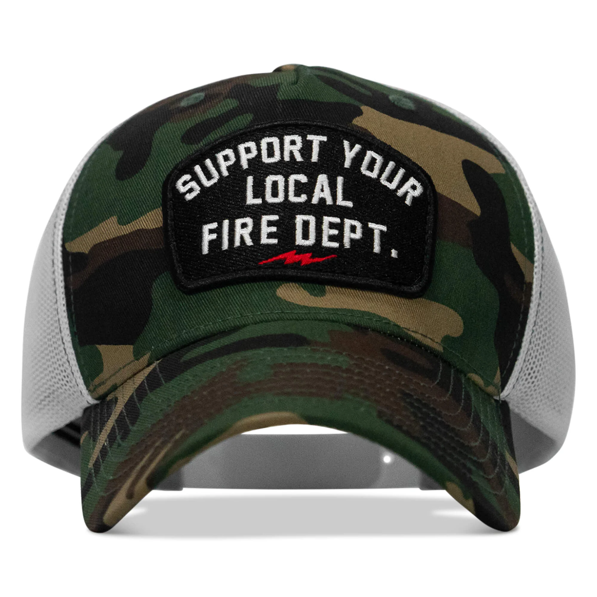 Support Your Local Fire Dept. Patch Snapback Hat - Image 25