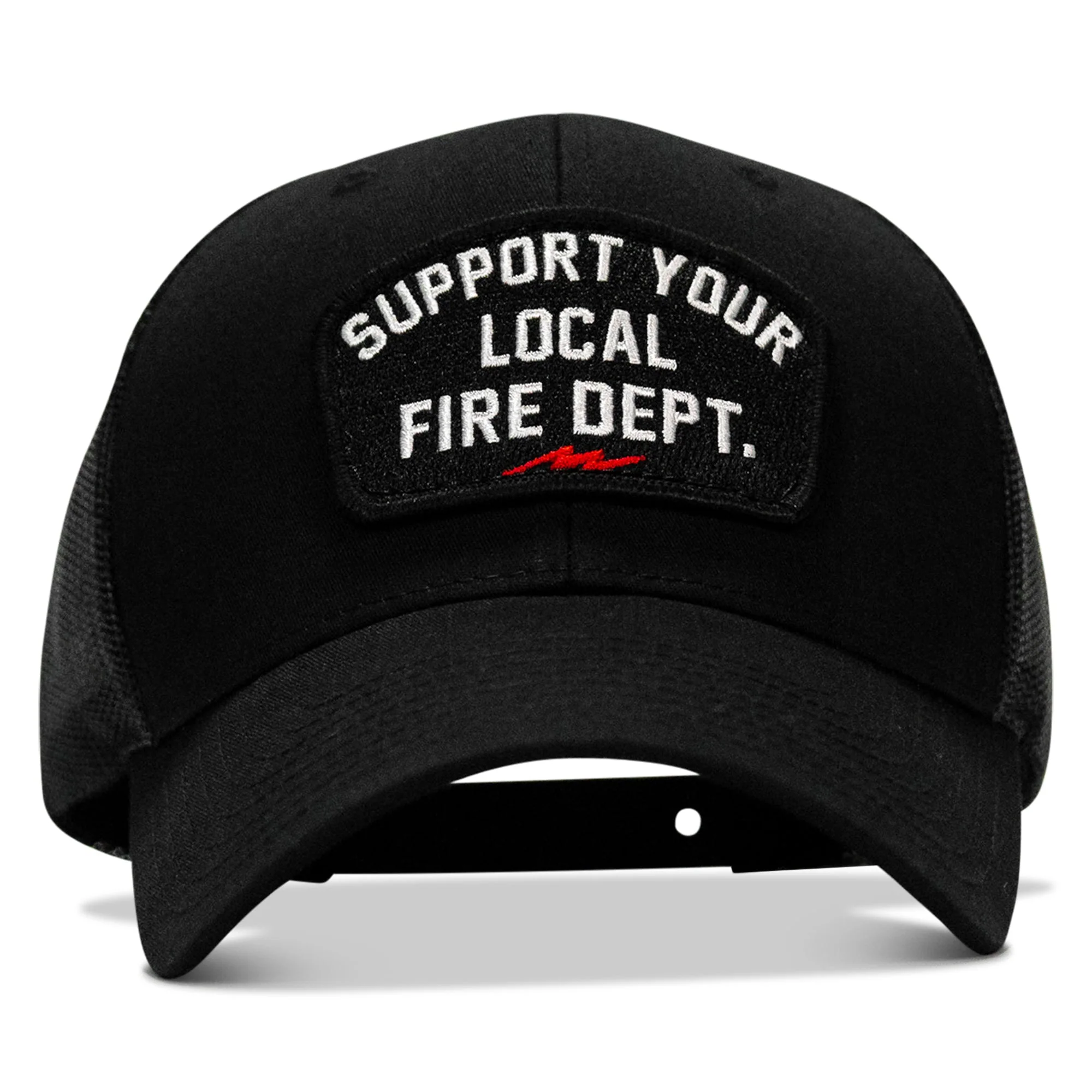 Support Your Local Fire Dept. Patch Snapback Hat - Image 27