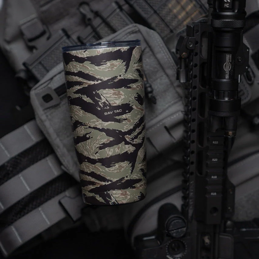 Tiger Stripe Camo 20 oz Tumbler - Image 3