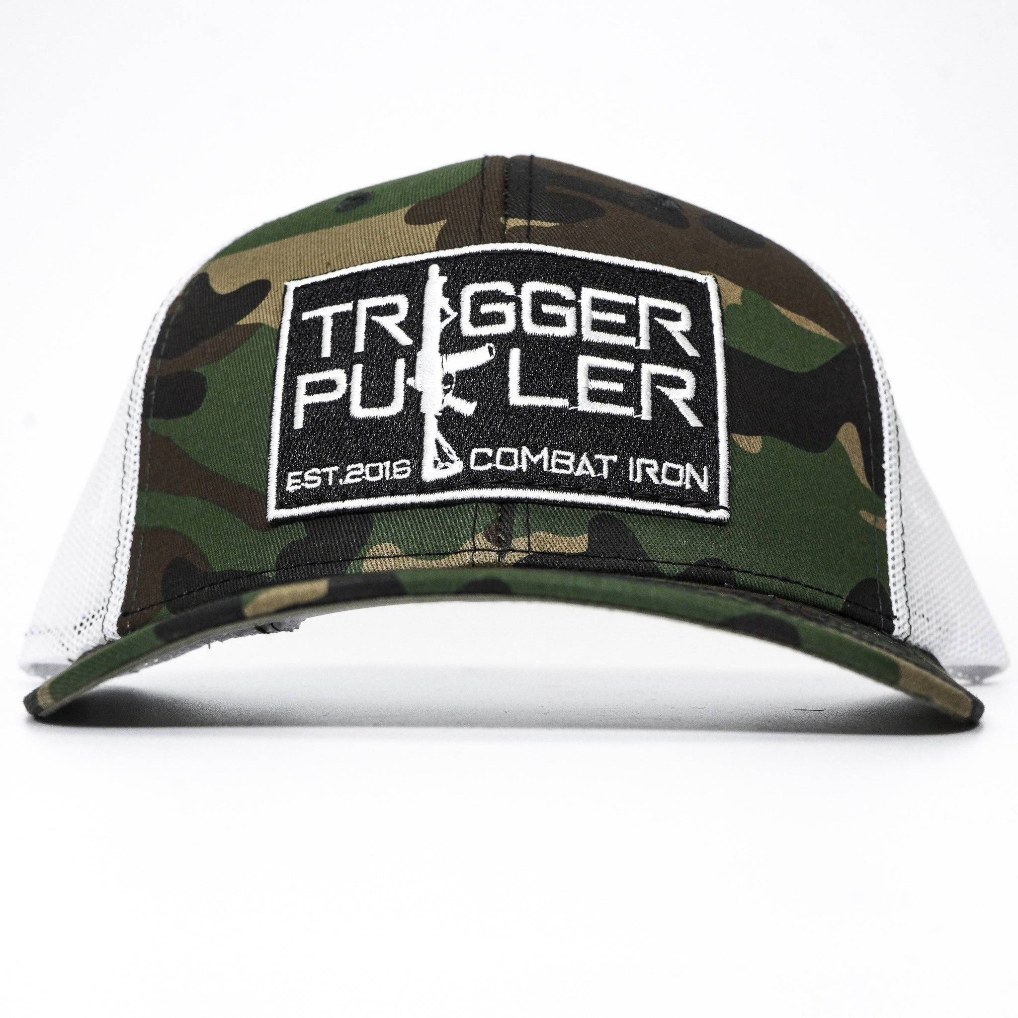 Trigger Puller Black Mid-Profile Mesh Snapback Hat - Image 4