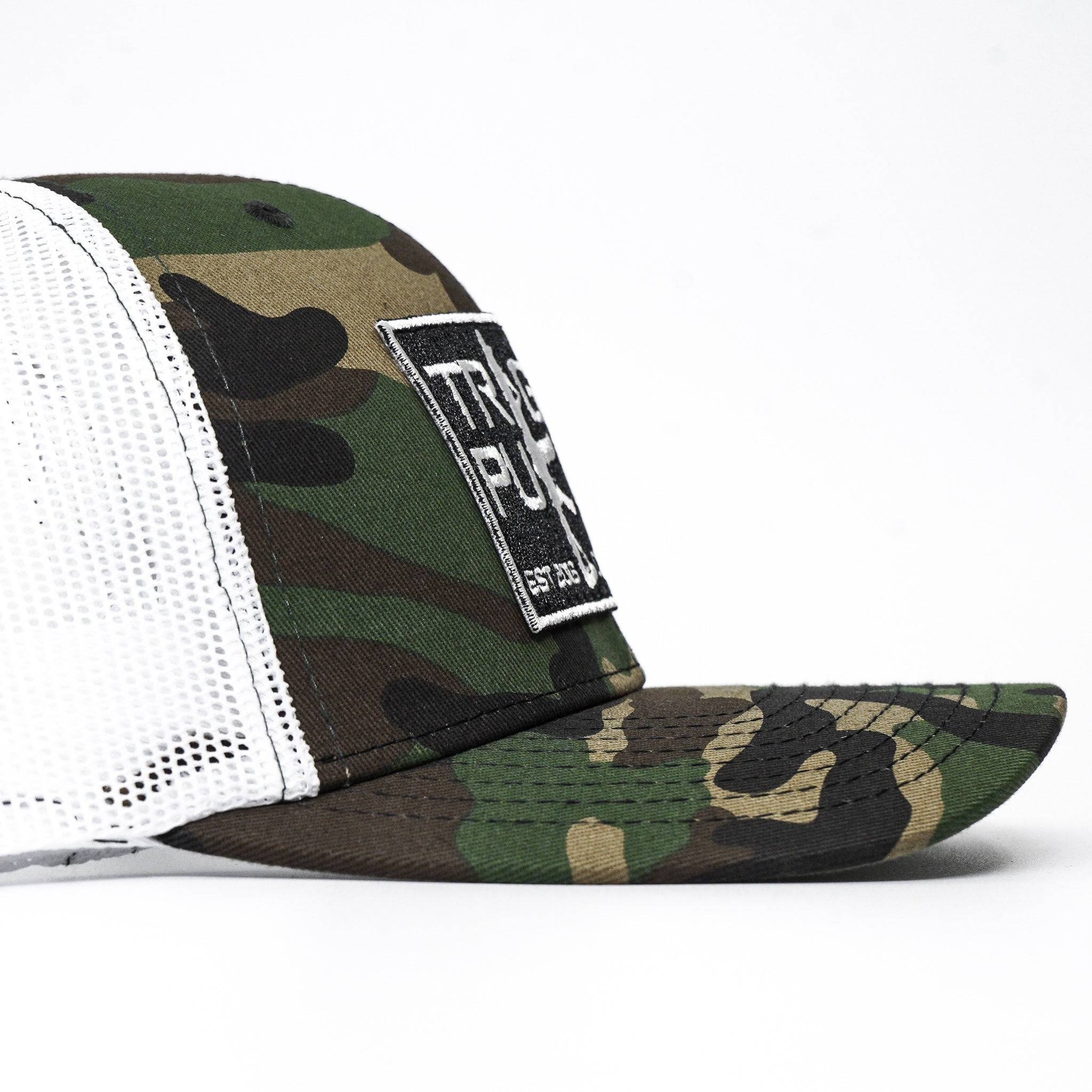 Trigger Puller Black Mid-Profile Mesh Snapback Hat - Image 5