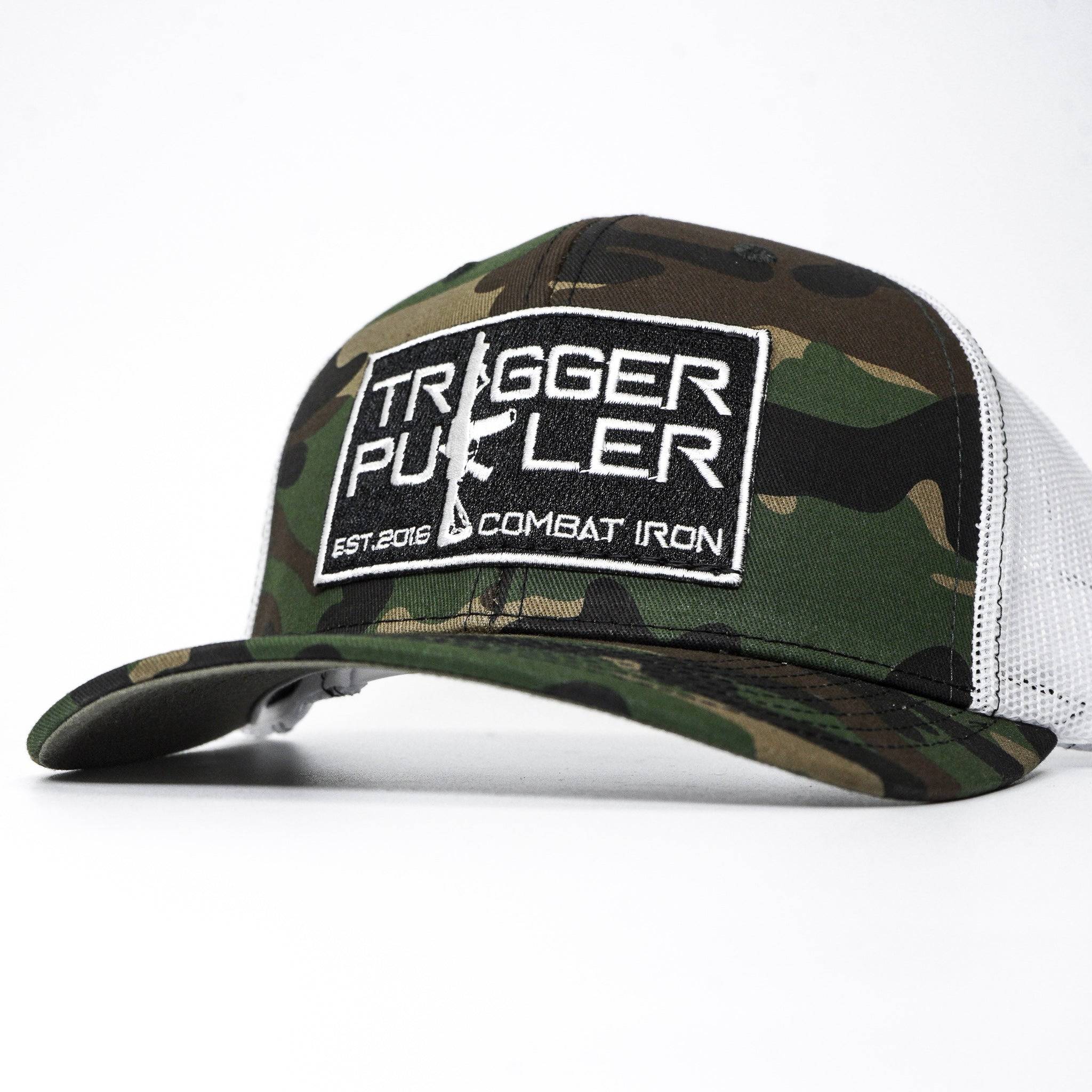Trigger Puller Black Mid-Profile Mesh Snapback Hat - Image 6