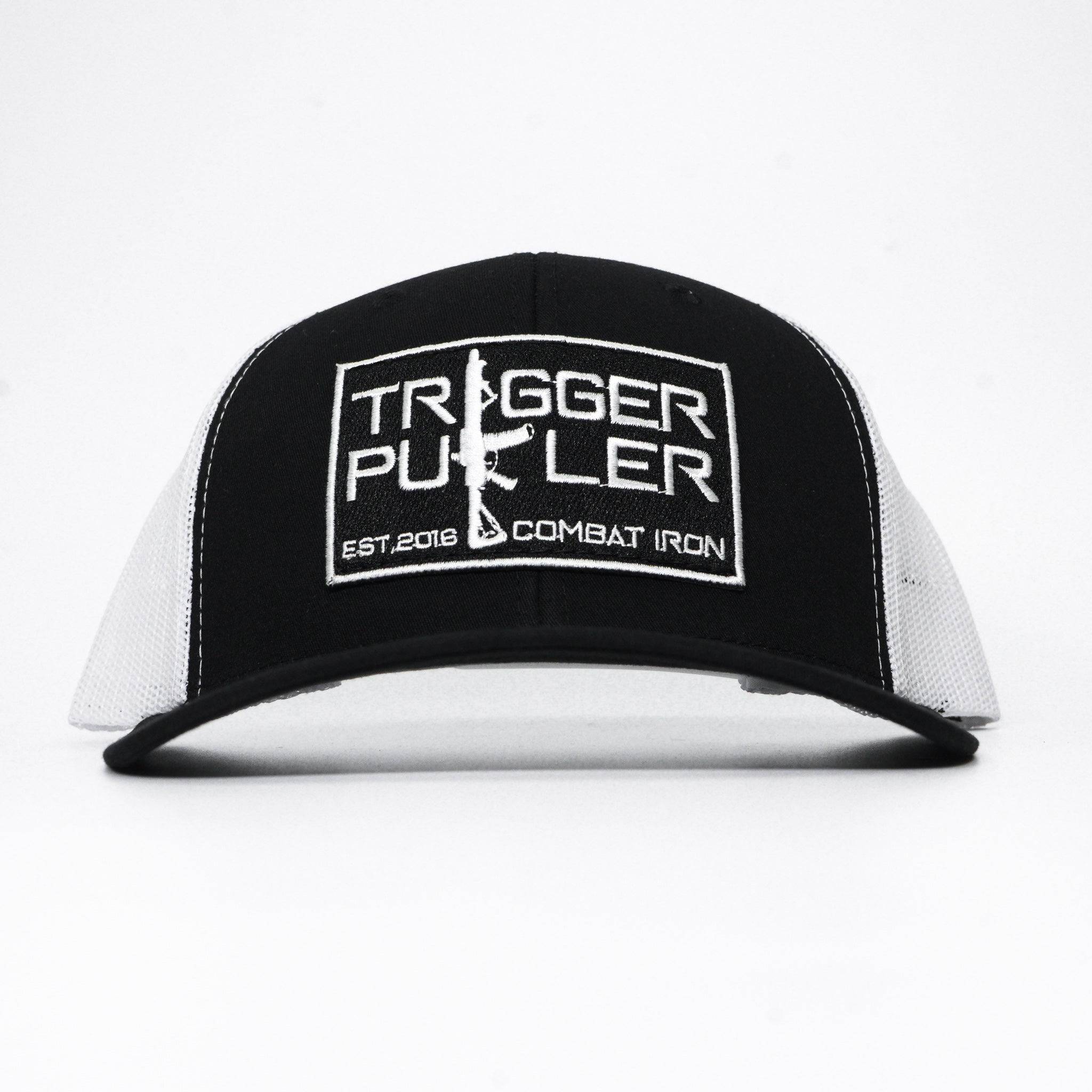 Trigger Puller Black Mid-Profile Mesh Snapback Hat - Image 7