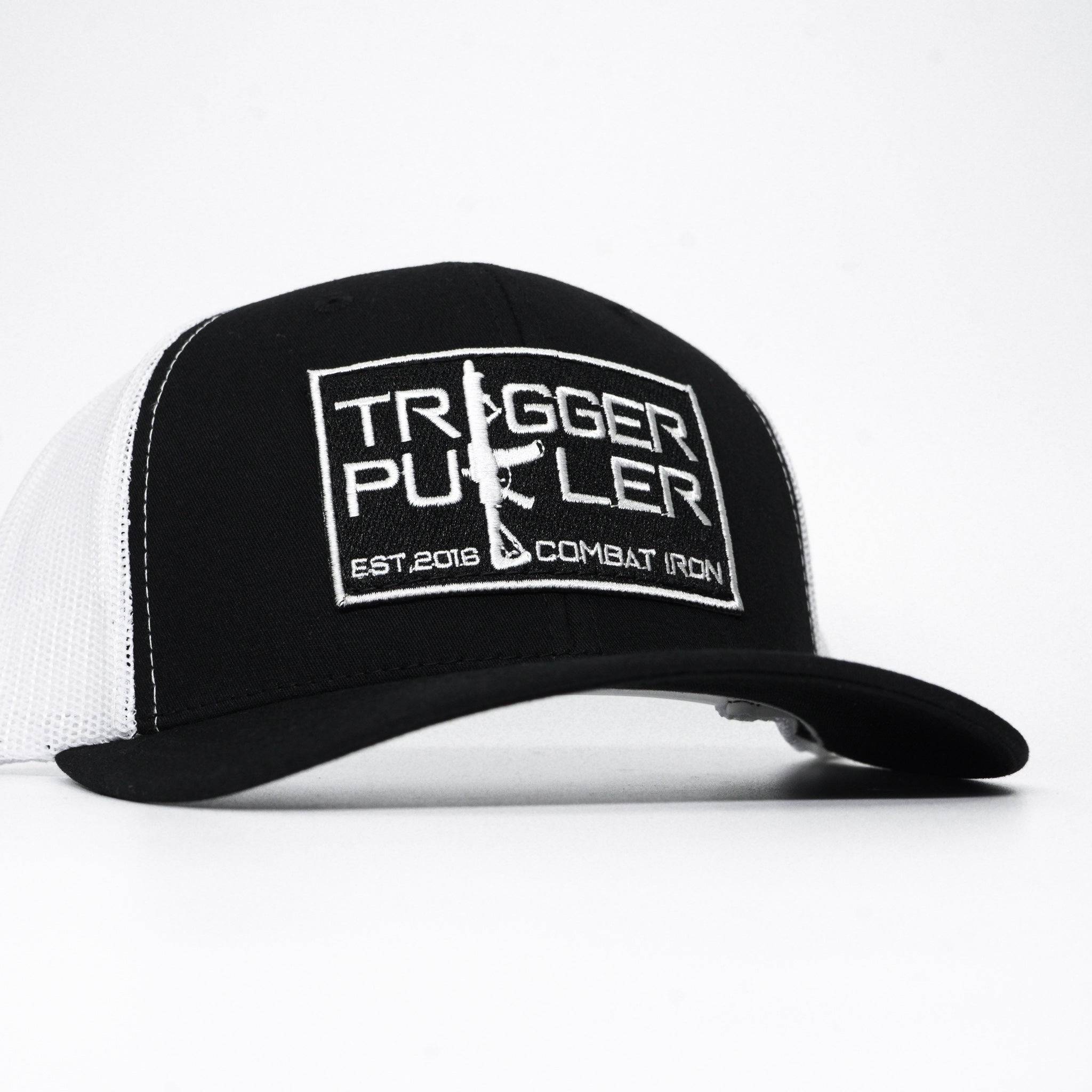 Trigger Puller Black Mid-Profile Mesh Snapback Hat - Image 8