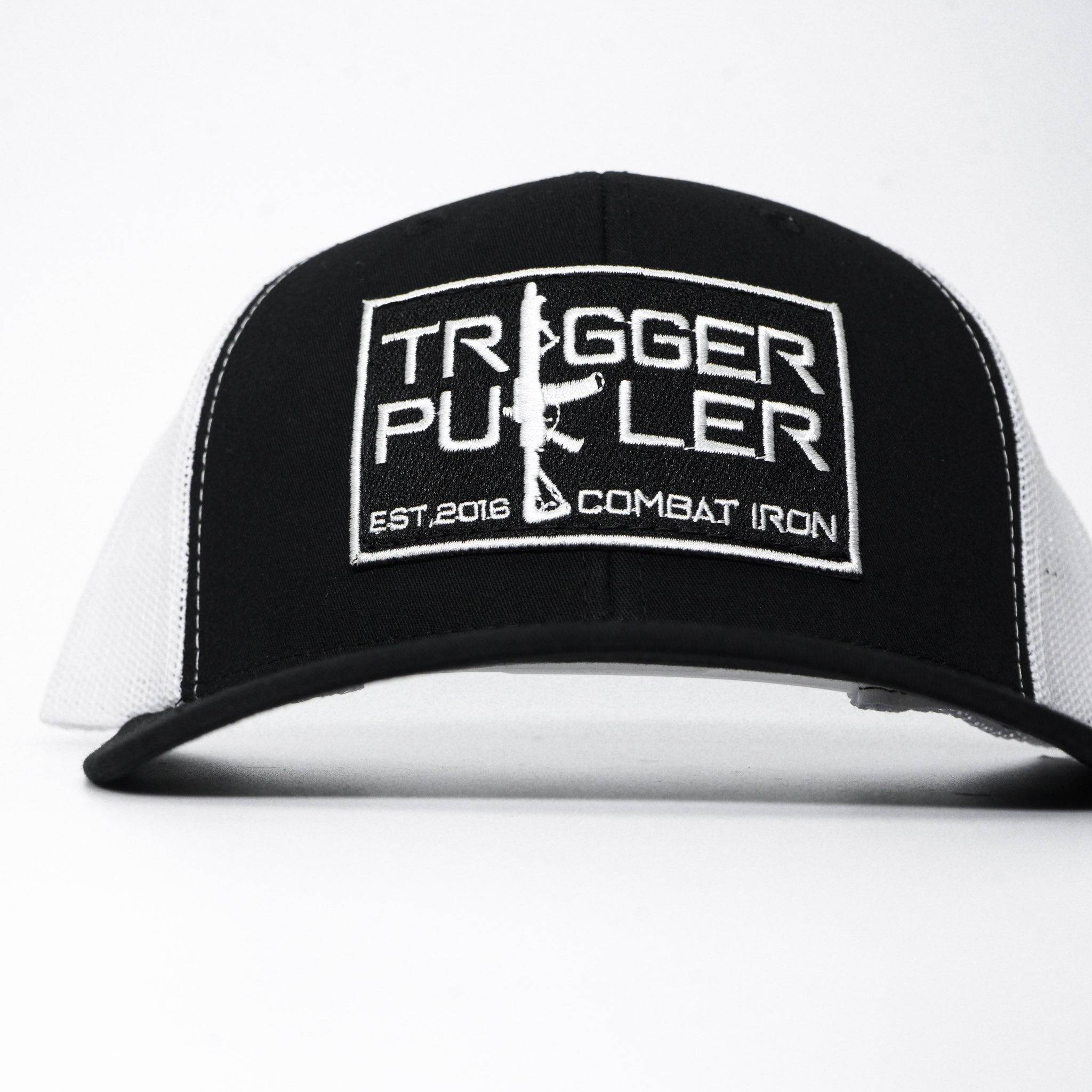 Trigger Puller Black Mid-Profile Mesh Snapback Hat - Image 9