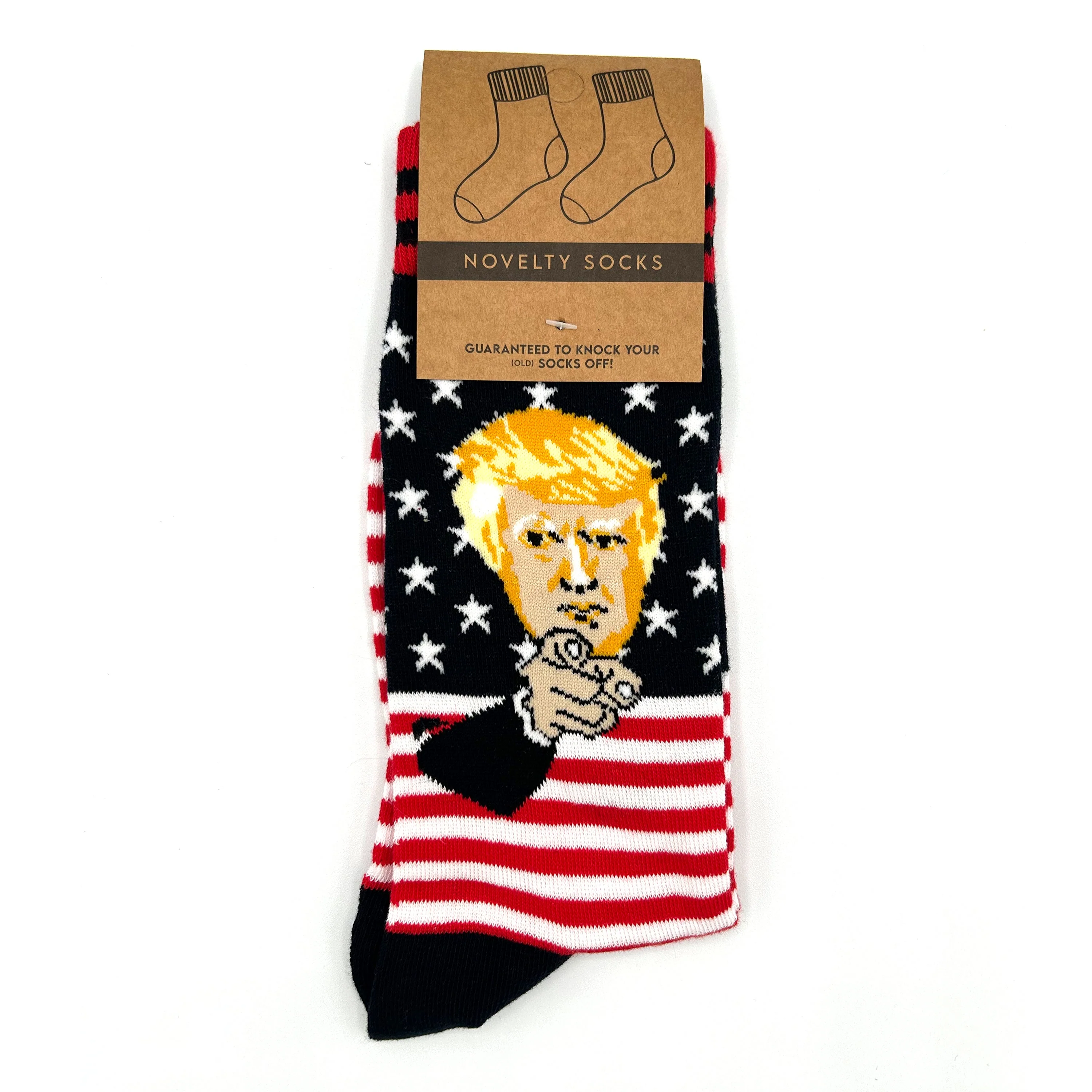 Trump USA Flag Novelty Socks - Image 2
