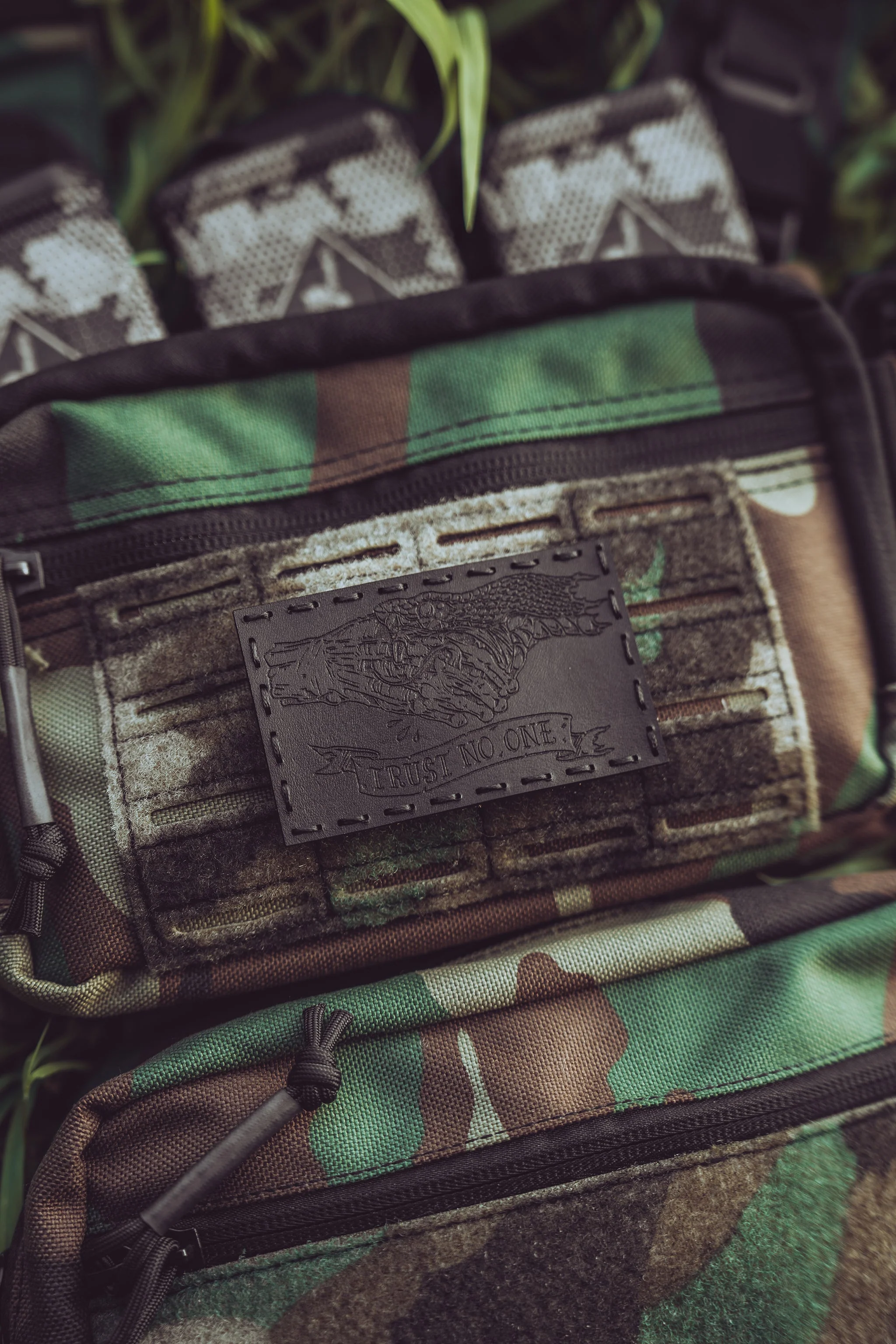 Trust No One Leather Patch - Image 4