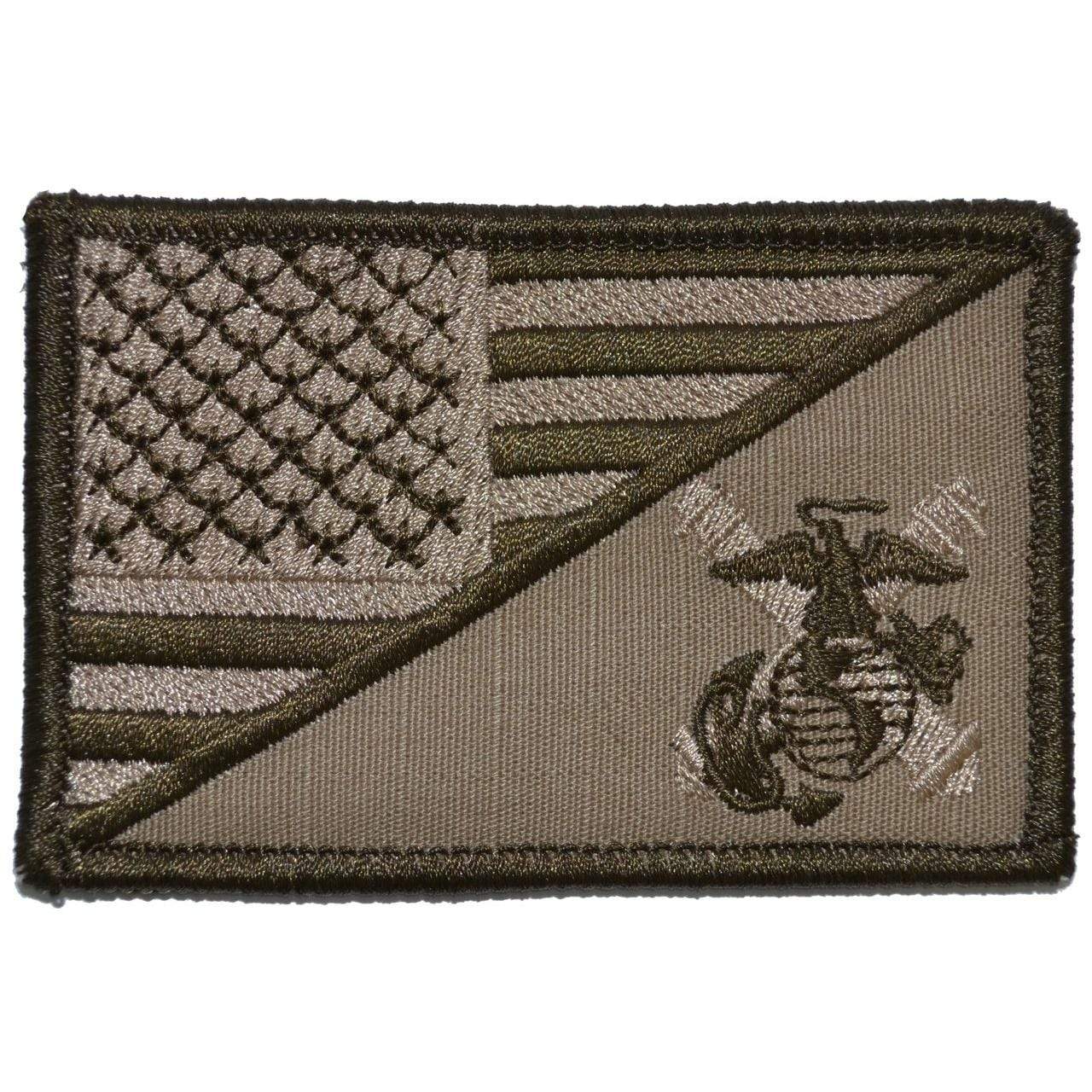 USMC Artillery USA Flag - 2.25x3.5 Patch - Image 3