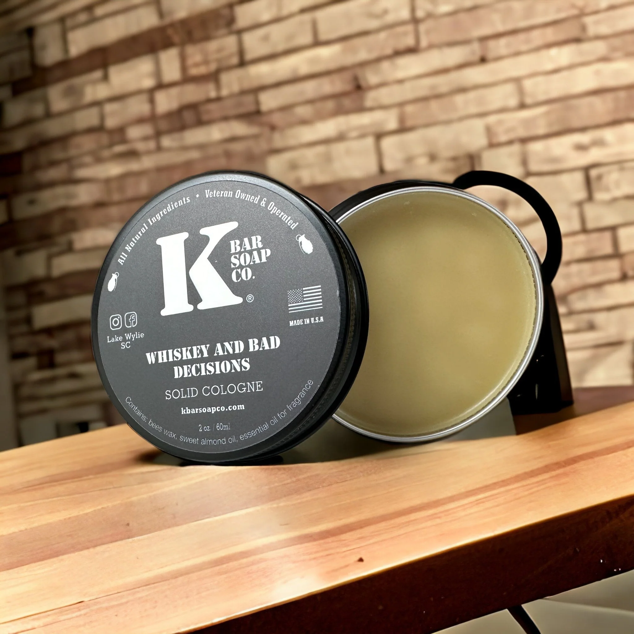 Whiskey & Bad Decisions Solid Cologne - Image 2