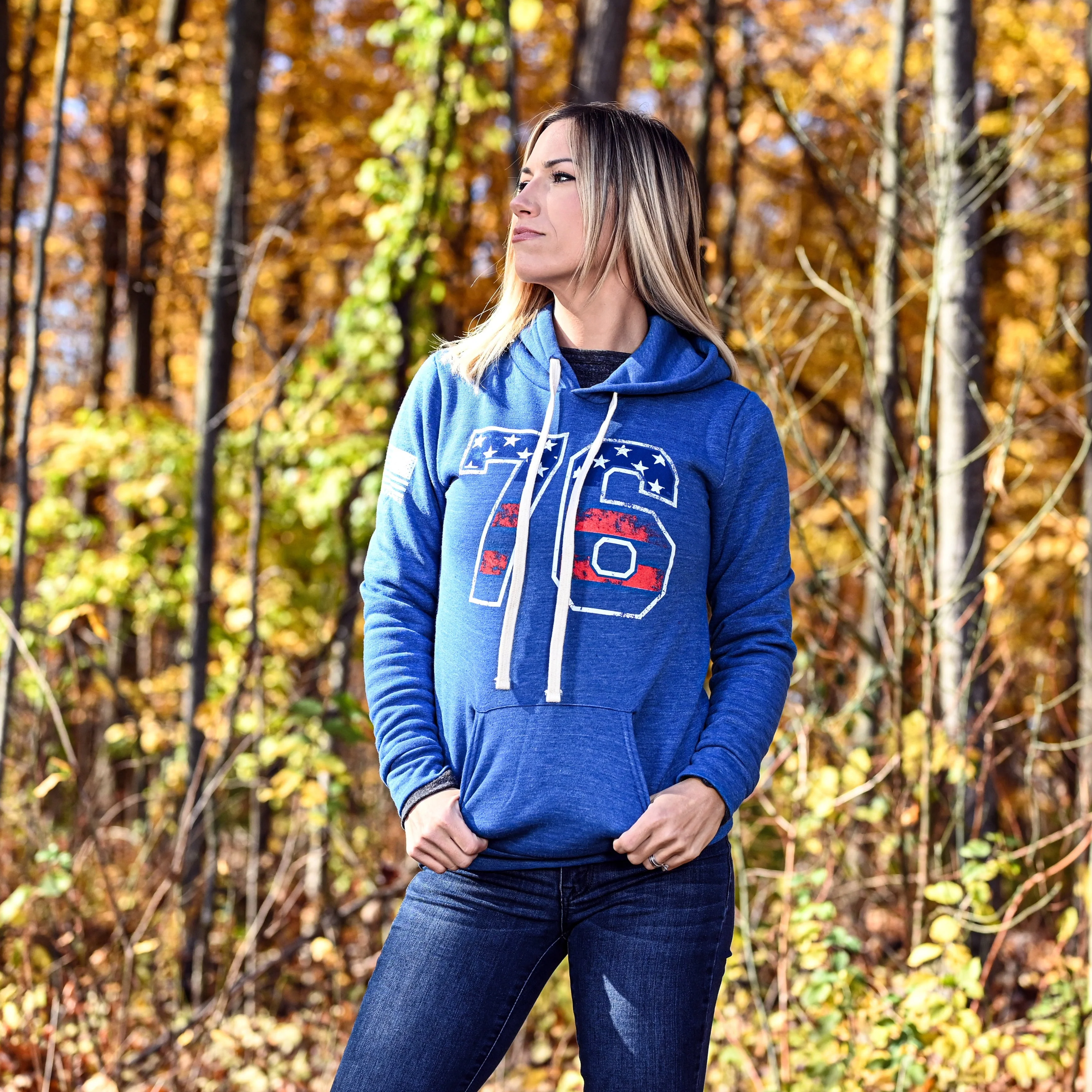 '76 STARS & STRIPES HOODIE - Image 3