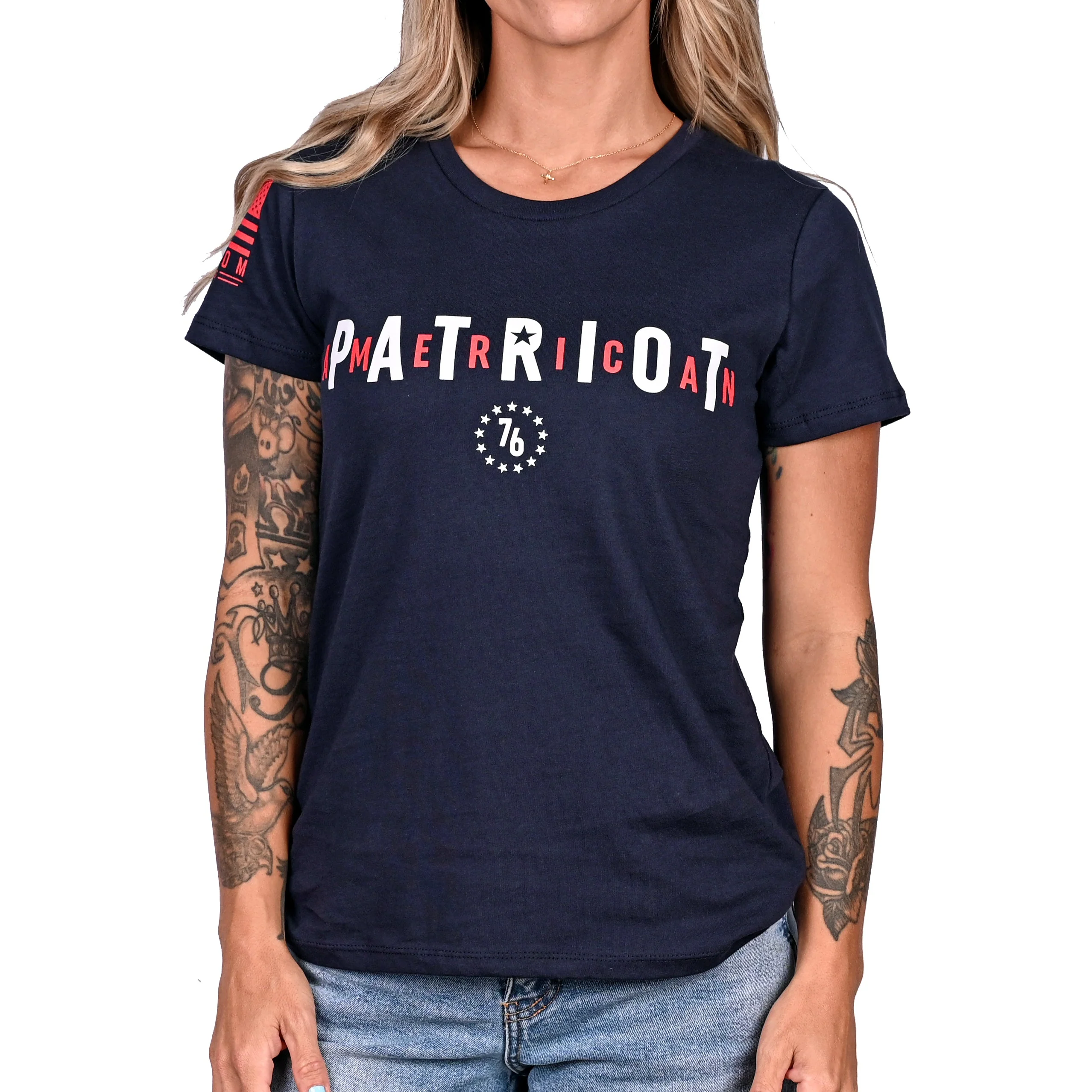 Women's American Patriot T-Shirt - Image 3