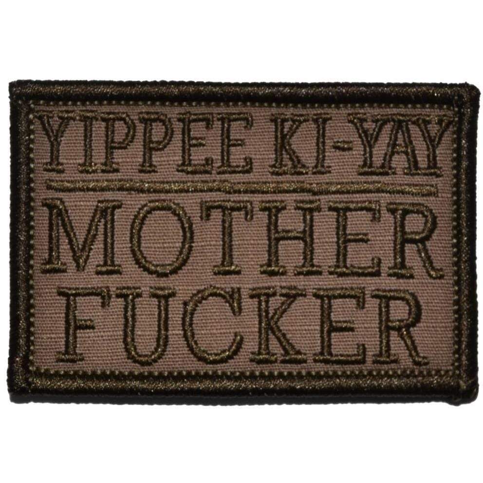 "YIPPEE KI YAY MOTHER FUCKER" TACTICAL MORALE PATCH - Image 3